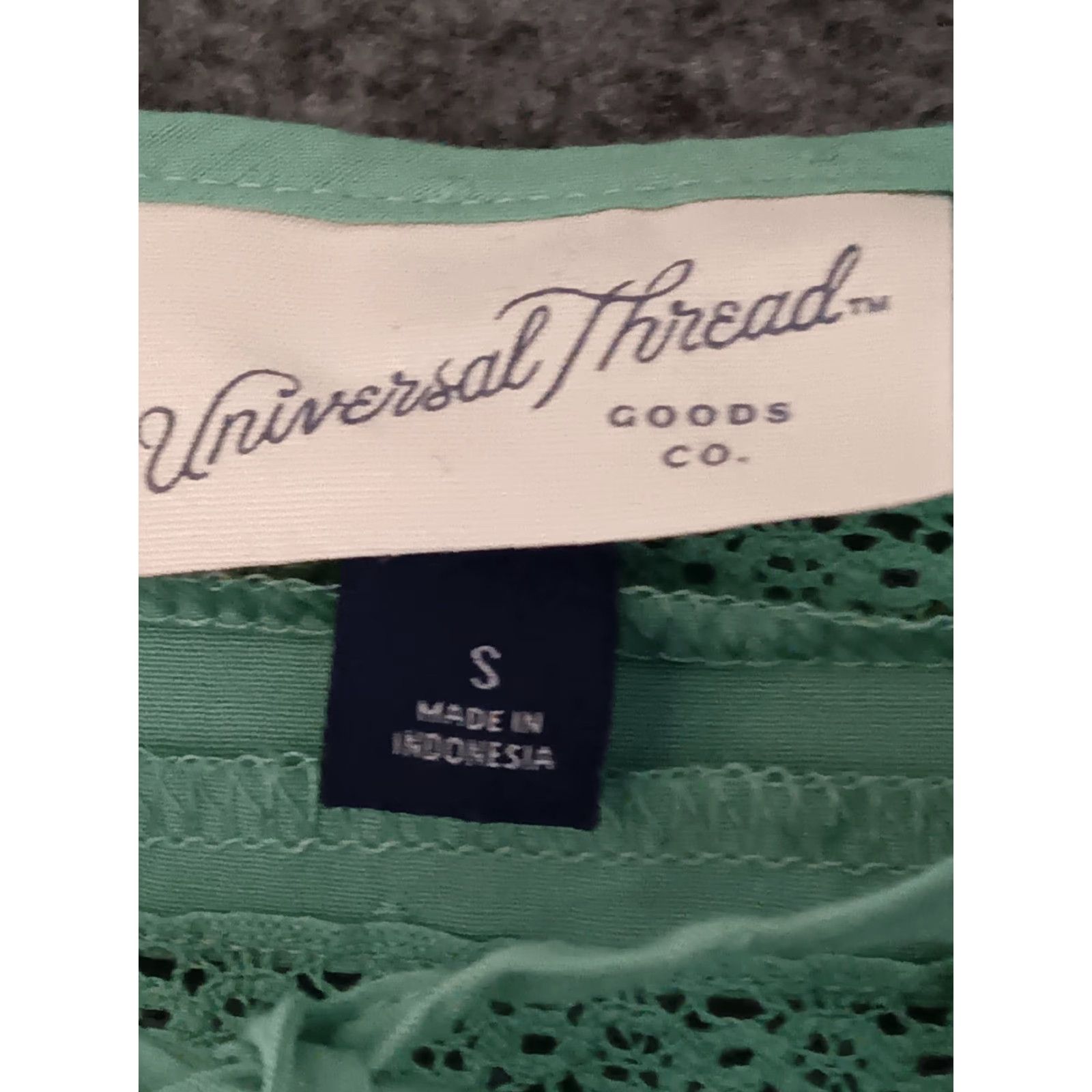 Vintage Universal Thread Blouse Women Size S Green Balloon Sleeve Tie Front V Blouse Womens Size S / US 4 / IT 40 - 5 Thumbnail
