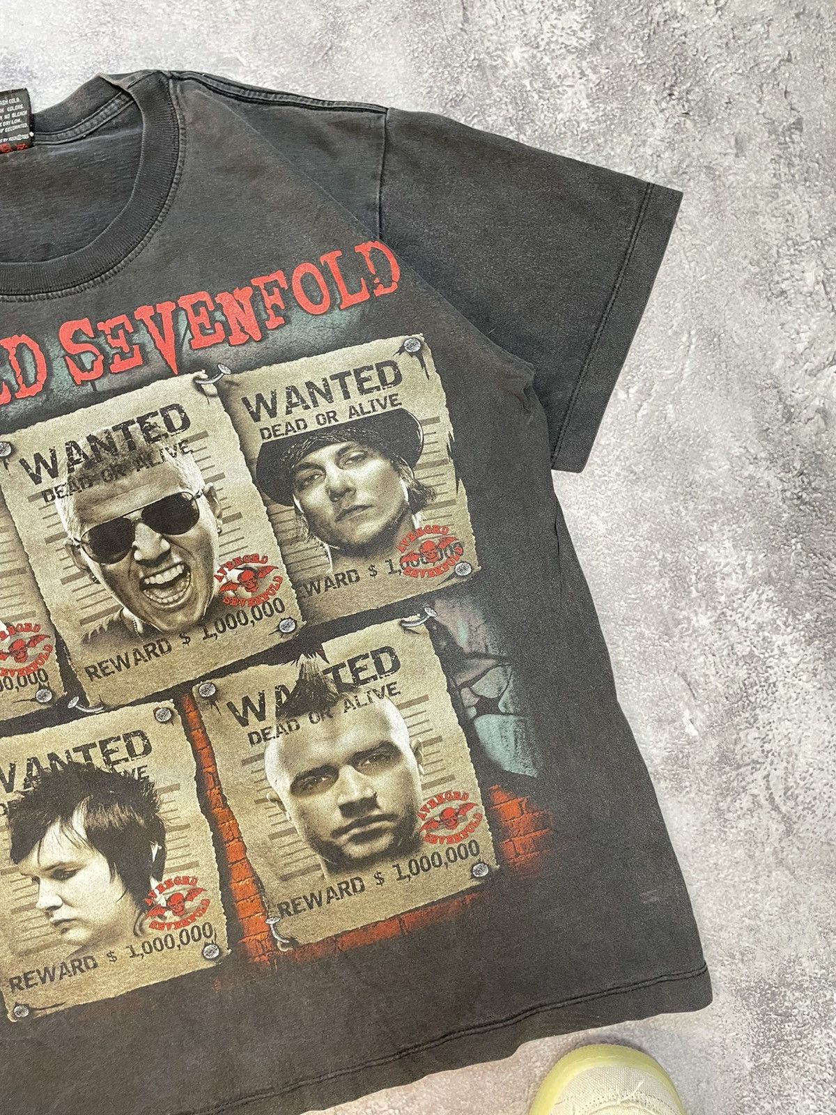 Band Tees Vtg Avenged Sevenfold A7X Fade Tour Band Tee M Size US M / EU 48-50 / 2 - 2 Thumbnail