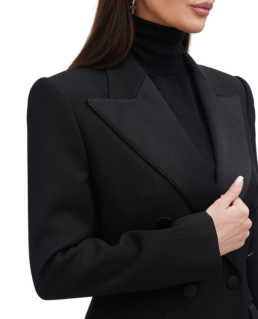 Dolce & Gabbana o1s22i1n0225 Double-breasted Coat in Black Size M / US 6-8 / IT 42-44 - 4 Thumbnail