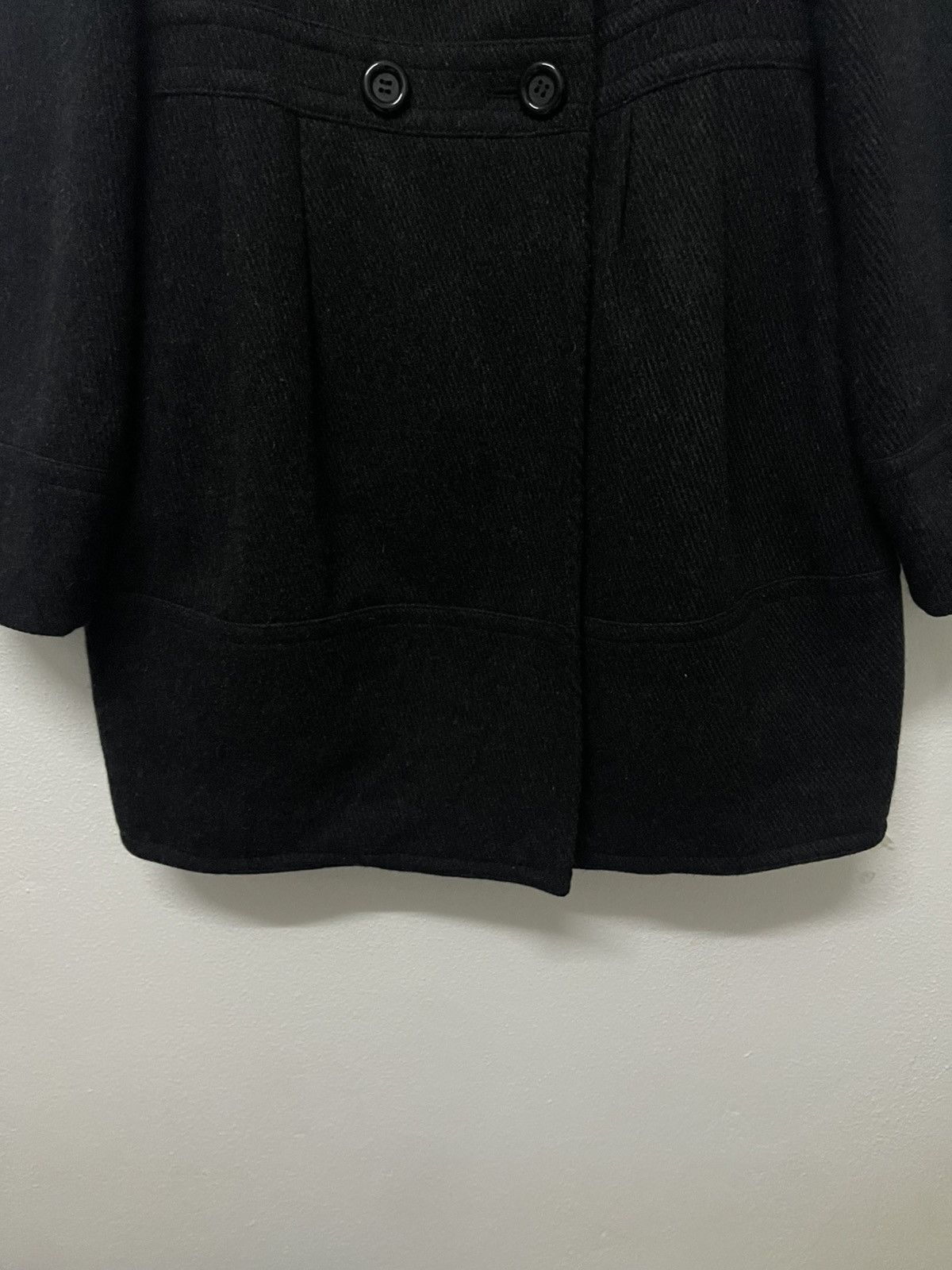 Burberry 2000s BURBERRY BLUE LABEL STAND COLLAR COAT LINEN NOVACHECK Size XS / US 0-2 / IT 36-38 - 5 Thumbnail