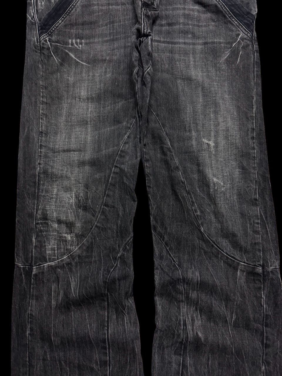 If Six Was Nine Insane💥90s Style Fishbone Multipocket Sand Washed Jeans Rare Size US 35 - 4 Thumbnail