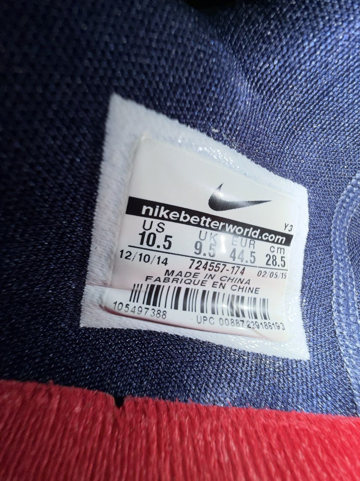 Nike Nike LeBron 12 Low USA Size US 10.5 / EU 43-44 - 6 Thumbnail