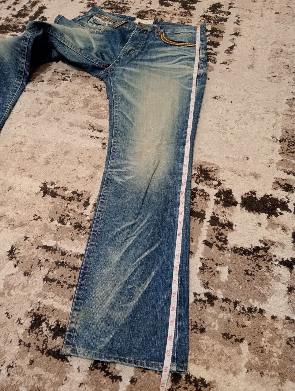 Japanese Brand JAPANESE LOLITA by CONCERT CLUB WASHED JEANS Size US 31 - 17 Thumbnail