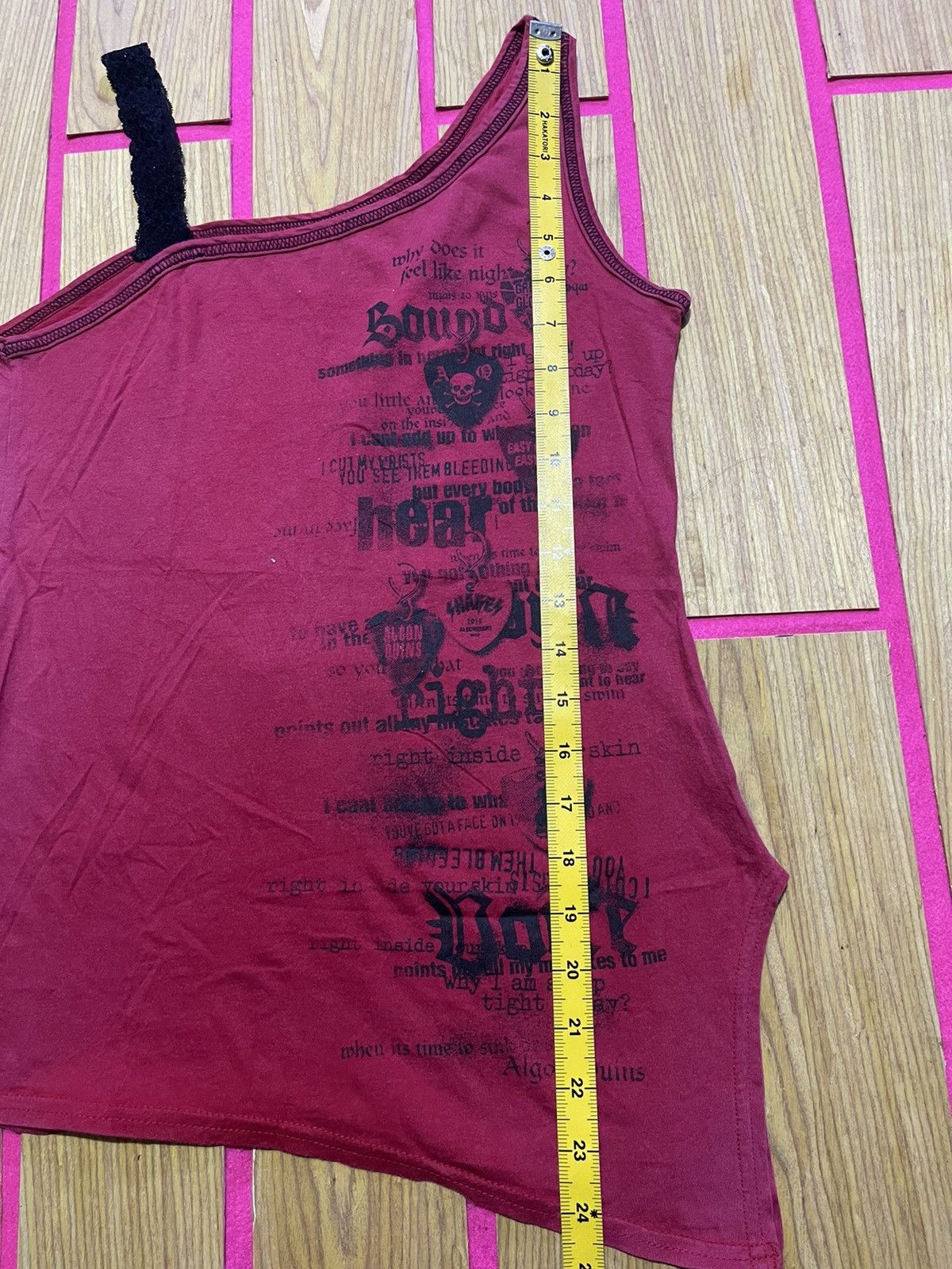 If Six Was Nine Y2K TANK TOP ALGON QUINS punk ifsix style Size S / US 4 / IT 40 - 9 Thumbnail