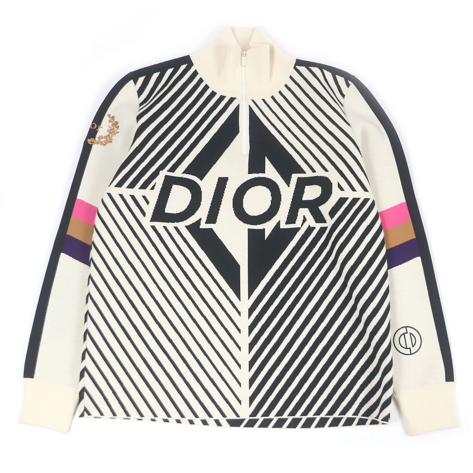 Dior Dior Dior High Color CD Diamond Wool Knit Others Tops 313M649AT476 DUTY FREE for USA Size ONE SIZE - 1 Thumbnail