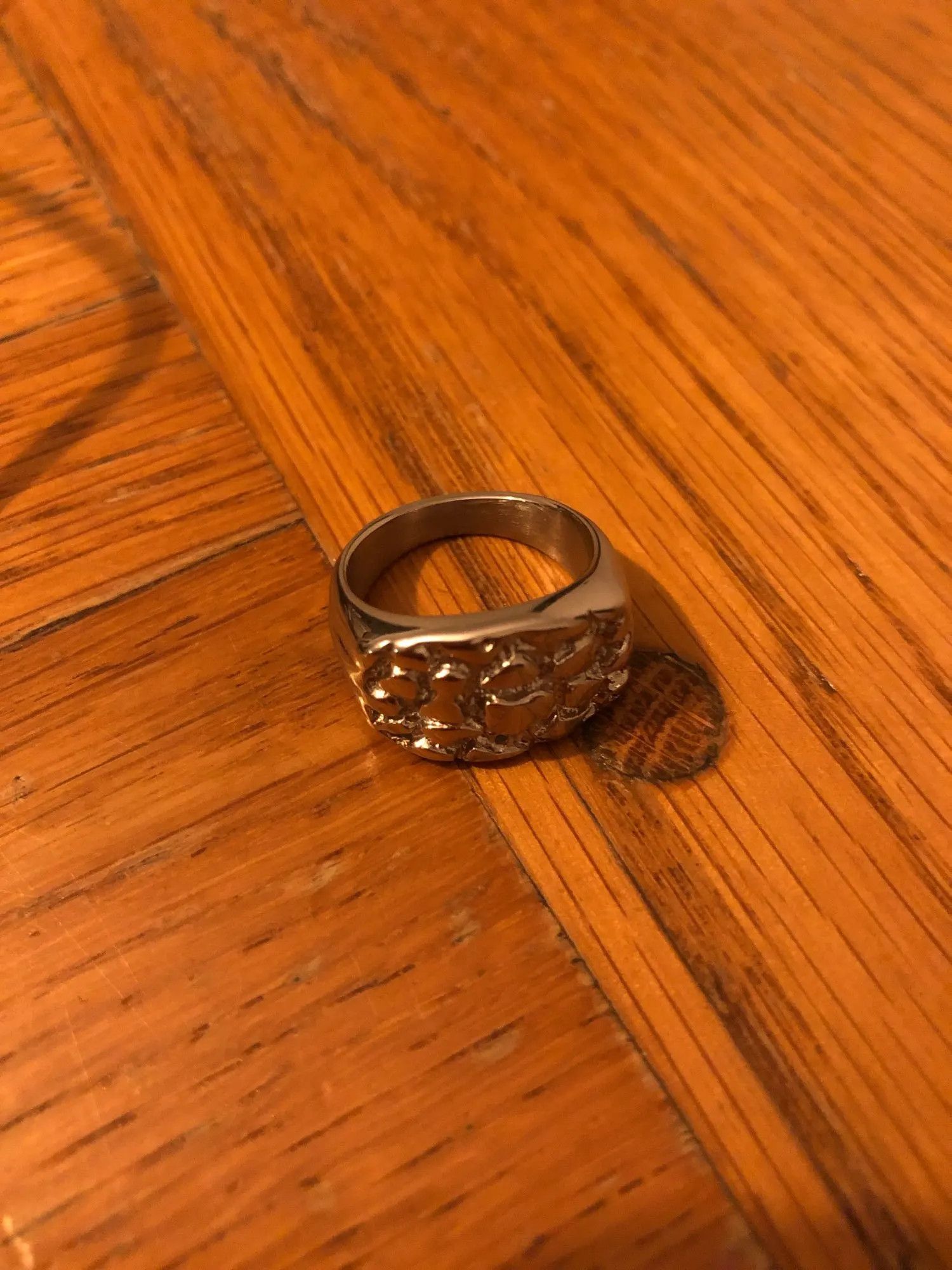 Other SIZE 10 Stainless Steel Nugget Ring Size ONE SIZE - 3 Thumbnail