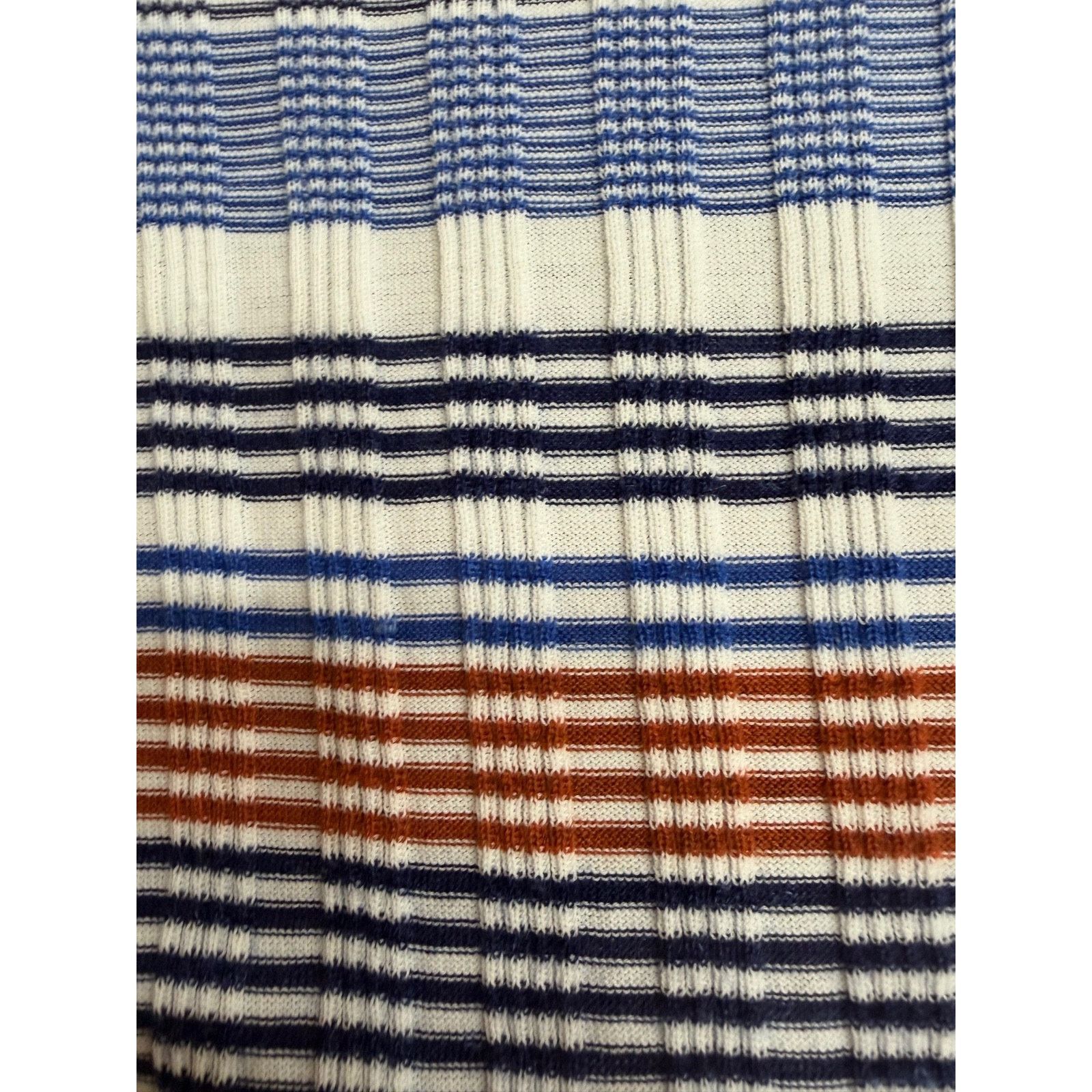Chanel Chanel 21C Blue White Orange Striped CC Logo Top Pullover 38 Size XS / US 0-2 / IT 36-38 - 15 Thumbnail