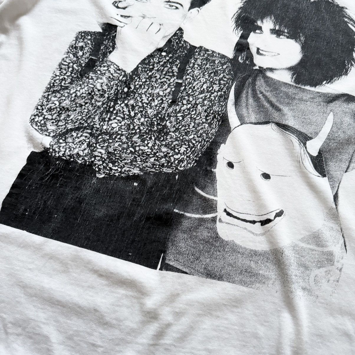 Band Tees 80s Robert Smith & Siouxsie Sioux The Banshees Cure T-Shirt Size US M / EU 48-50 / 2 - 4 Thumbnail