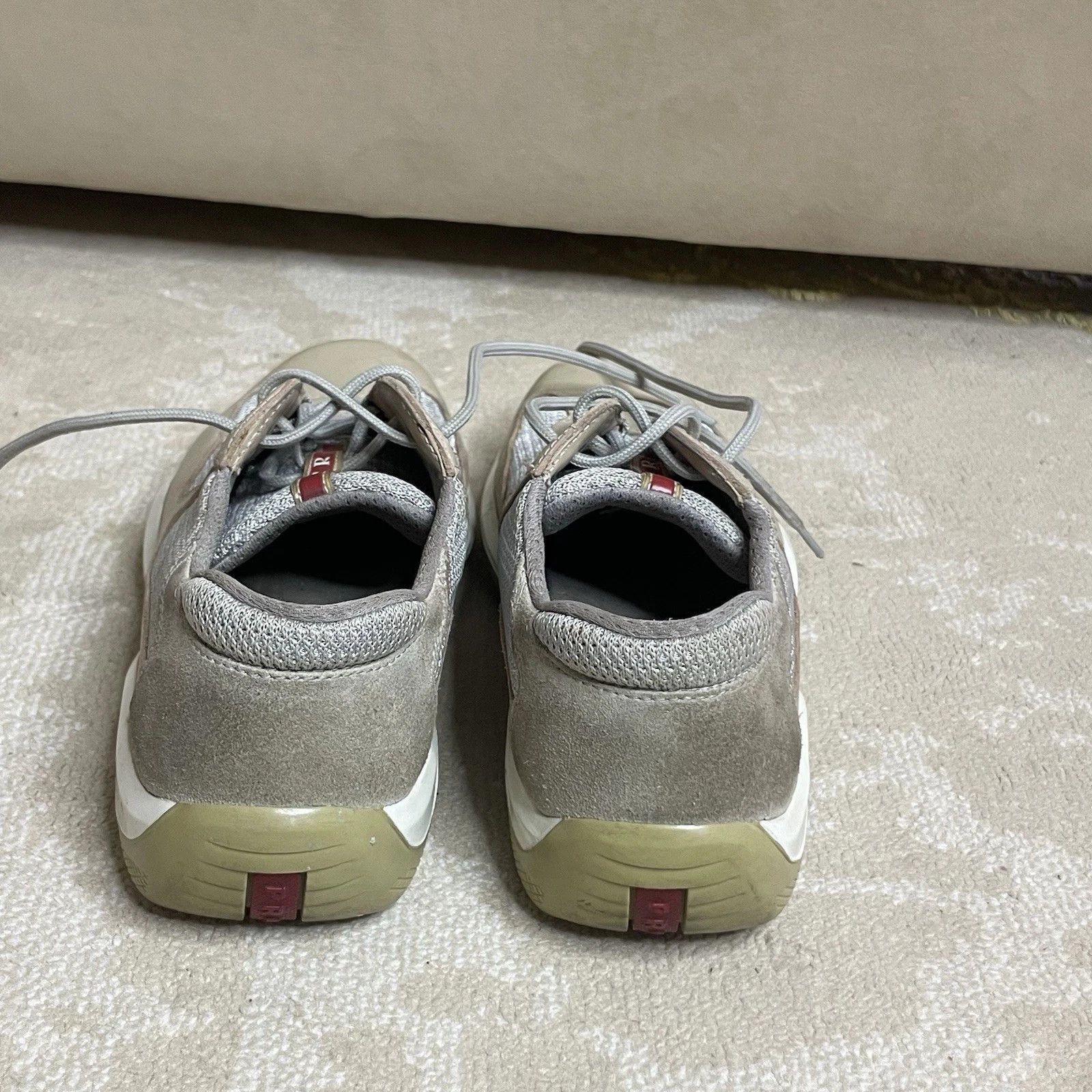 Prada Prada America's Cup Sneakers Leather Mesh Low Top Size US 6 / IT 36 - 10 Thumbnail