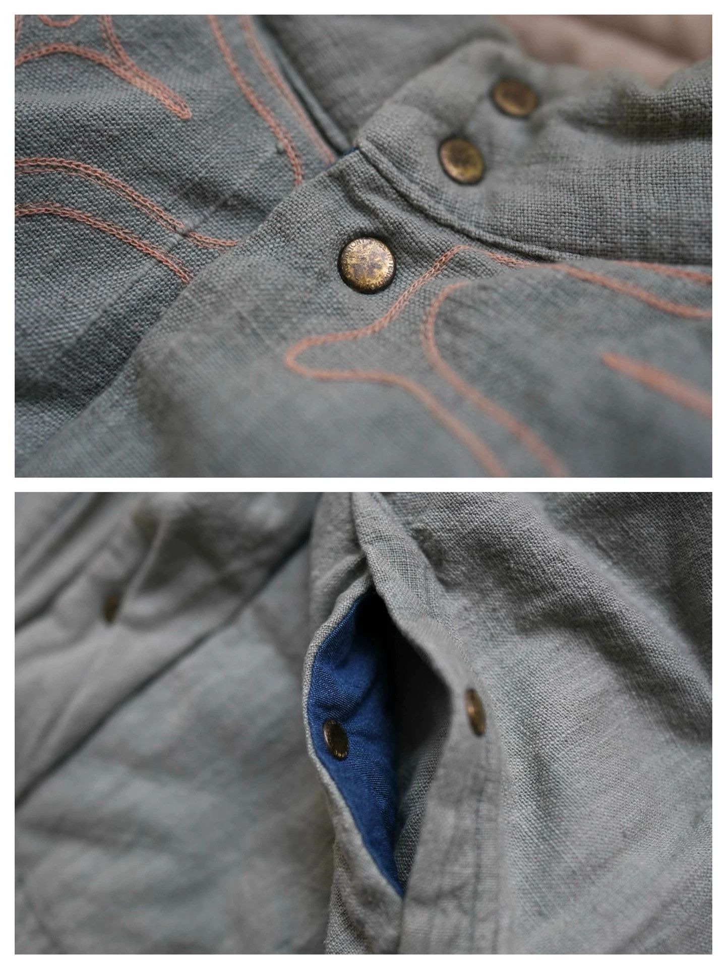 Visvim VISVIM Indigo Natural Dyed 2Sided Vtg Cloth Vest Size US S / EU 44-46 / 1 - 5 Thumbnail