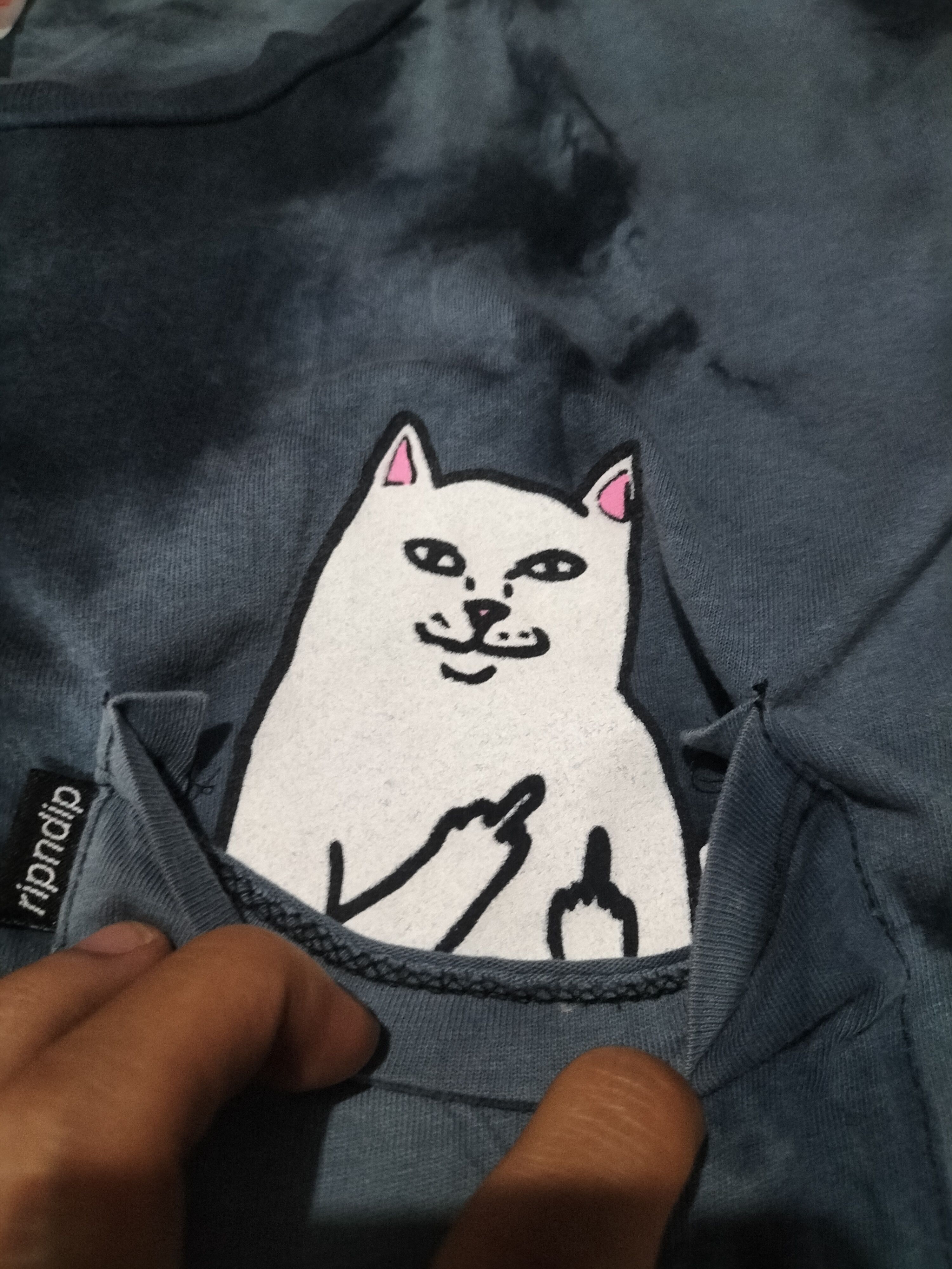 RIPNDIP T-shirt RIPNDIP Lord Nermal Pocket Tie-Dye Size US M / EU 48-50 / 2 - 2 Thumbnail