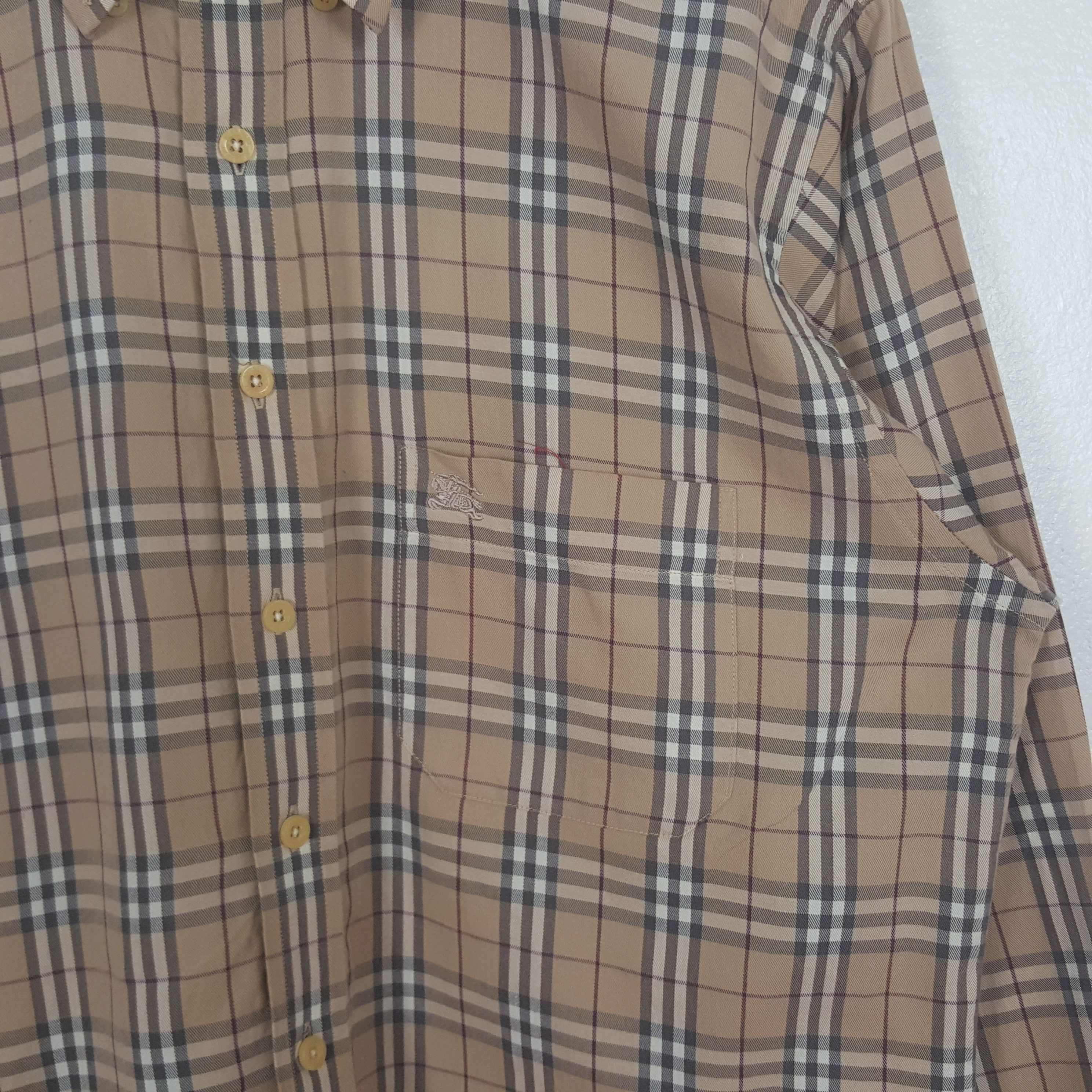 Burberry Vintage Burberry Nova Check Shirt Button Up C319N26 Size US L / EU 52-54 / 3 - 2 Thumbnail