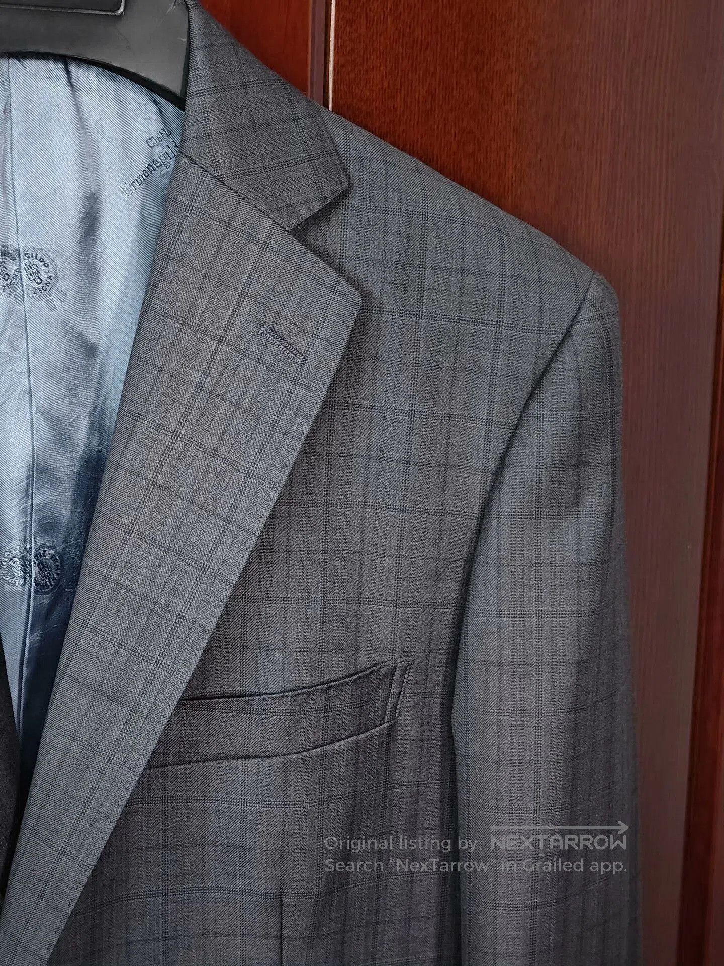 Ermenegildo Zegna Custom Gray Wool and Linen Suit. Size US M / EU 48-50 / 2 - 2 Thumbnail