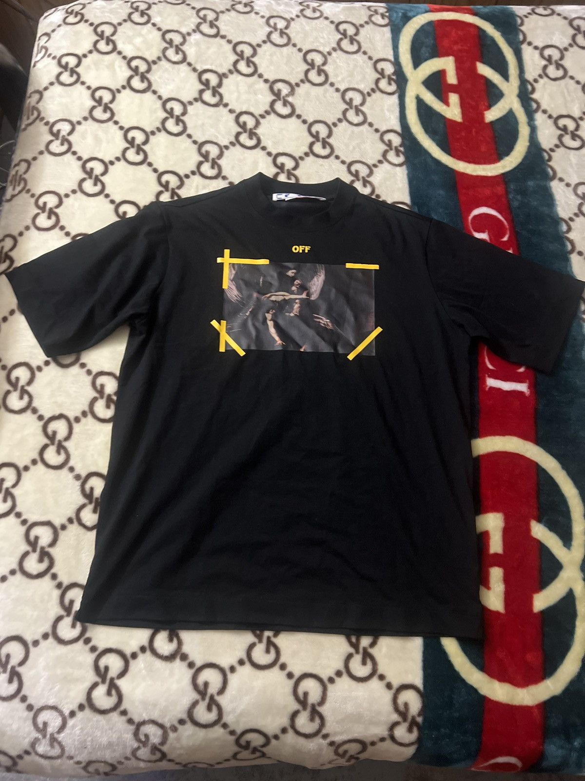 Off-White OFF-WHITE Arrow Carav Mercy Skat S/S Tee Size US M / EU 48-50 / 2 - 1 Thumbnail