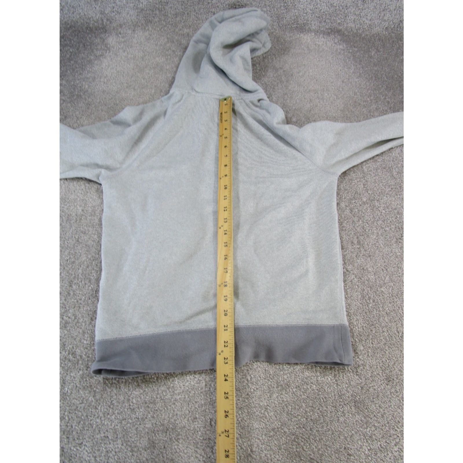 Nike Nike Hoodie Adult Small Gray Cotton Fleece Zip Mock Neck Full Zip Mens Size US S / EU 44-46 / 1 - 7 Thumbnail