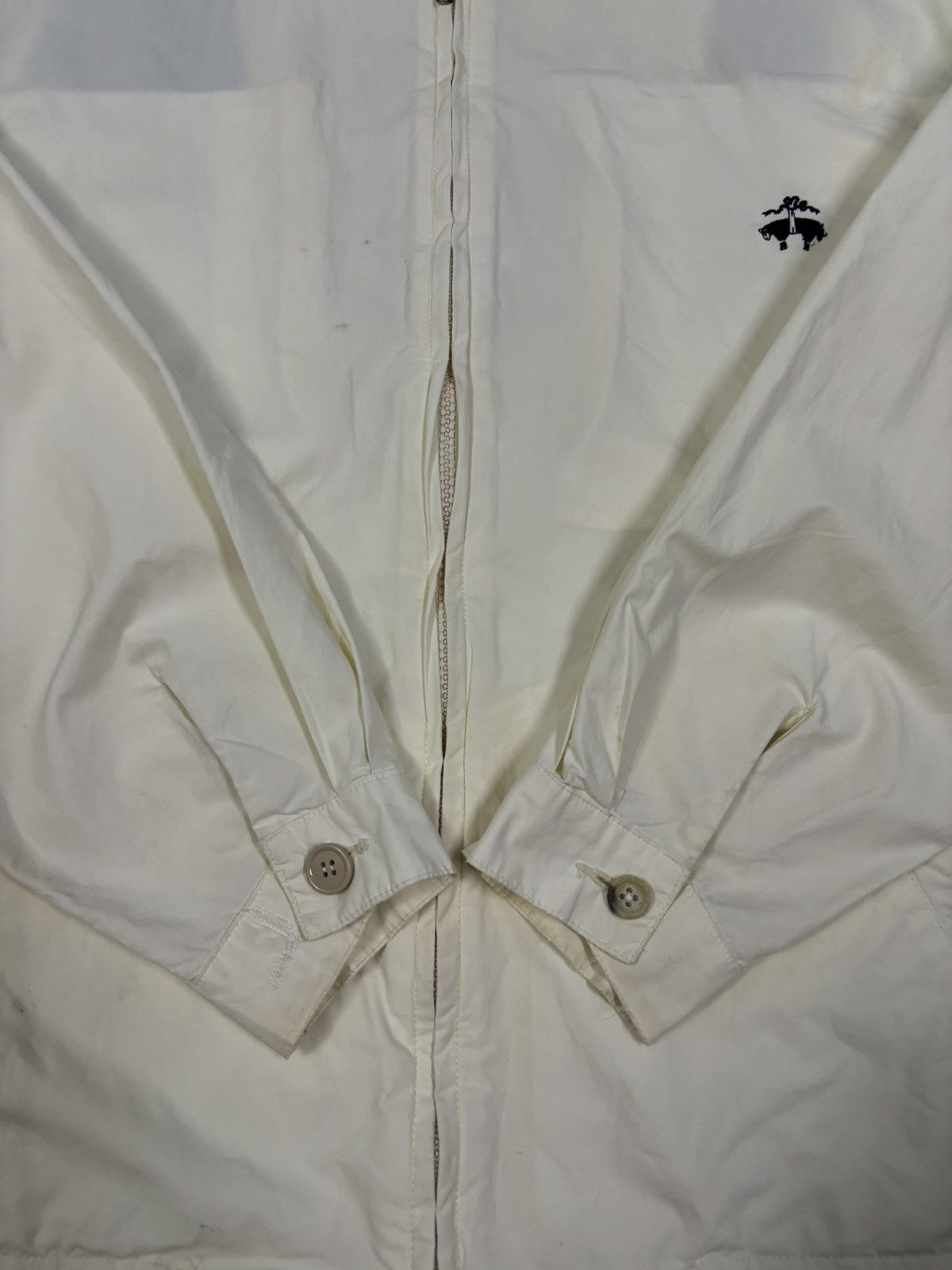 Brooks Brothers Vintage Brooks Brothers Small Logo White Cream Light Jacket Size US S / EU 44-46 / 1 - 11 Thumbnail