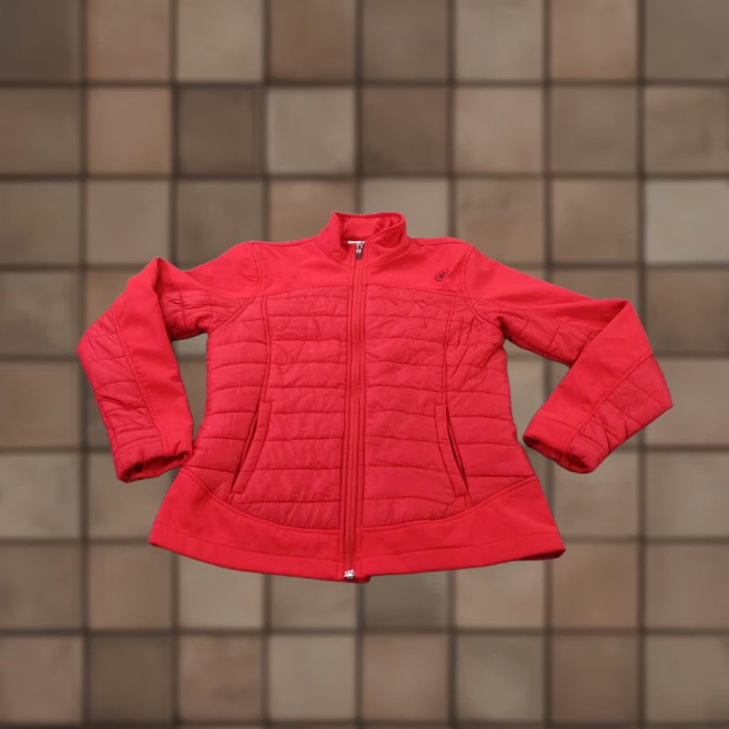 Ariat Ariat Jacket Women S Red Puffer Quilted Lightweight Outdoors Hiking Camping Coat Size S / US 4 / IT 40 - 1 Thumbnail