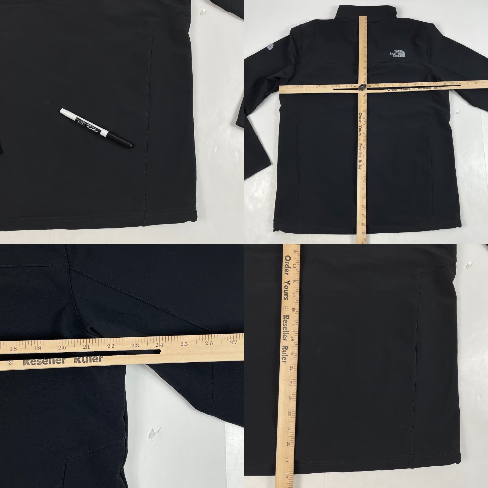 The North Face The North Face Windwall Jacket Mens L Black Full Zip Tech Stretch Softshell Wind-Resistant Size US L / EU 52-54 / 3 - 9 Thumbnail