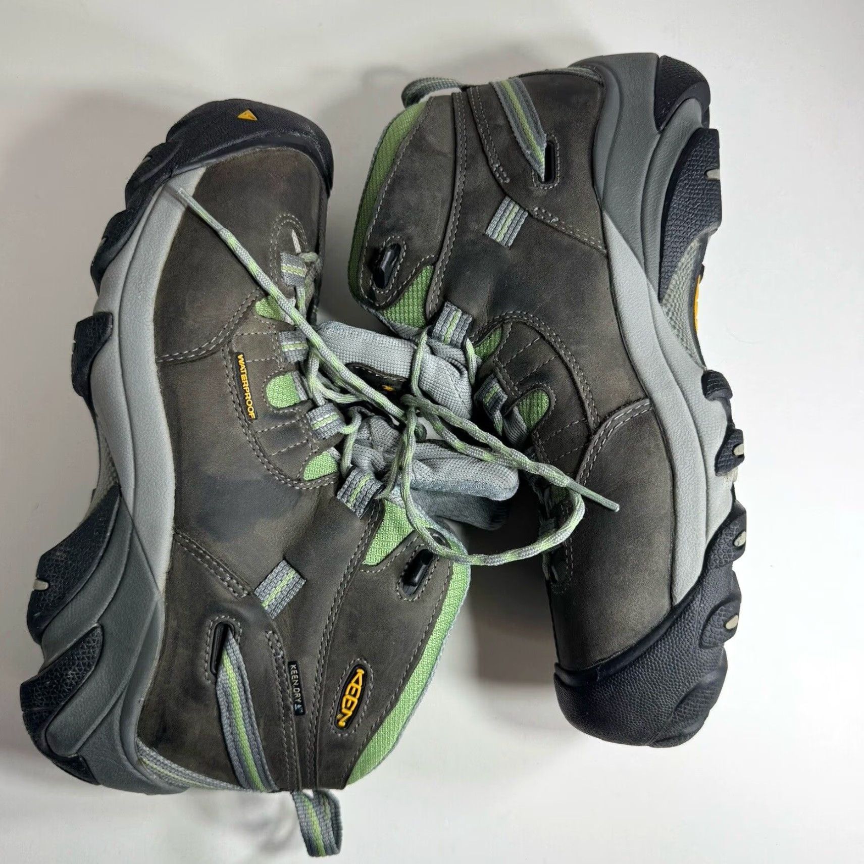KEEN KEEN Women's Utility Detroit Mid Hiking Work Boots Waterproof Sz 10 F2413-11 Size US 10 / IT 40 - 6 Thumbnail
