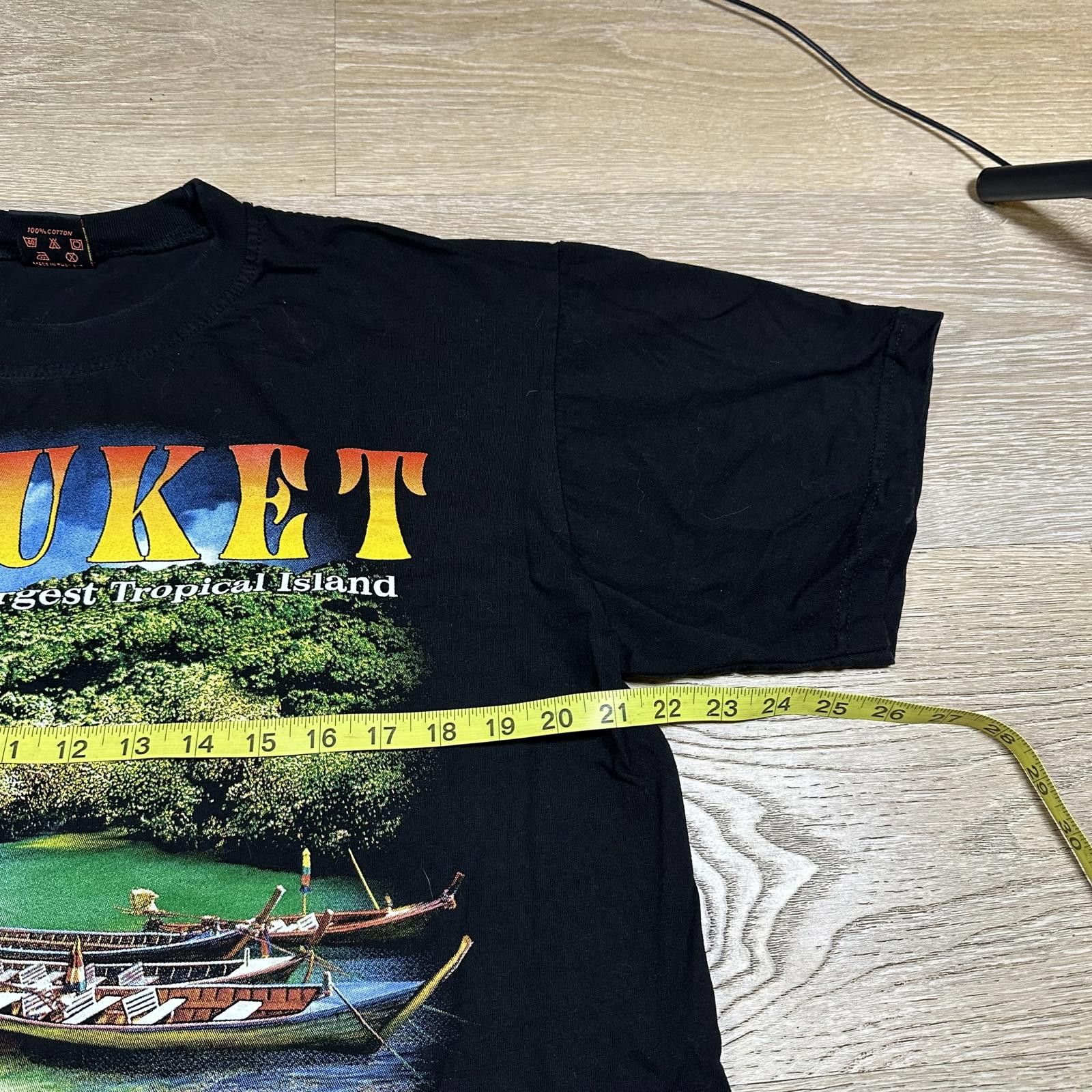 Other Vintage Phuket JoliGolf Men T-Shirt Large Black Patong Beach Size US L / EU 52-54 / 3 - 6 Thumbnail