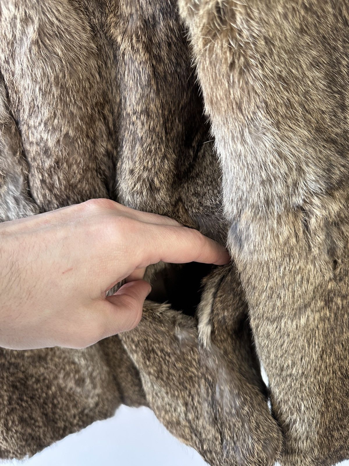 Other Vintage Real Fur Coat Jacket Brown Size 40 M Genuine Fur Size S / US 4 / IT 40 - 7 Thumbnail