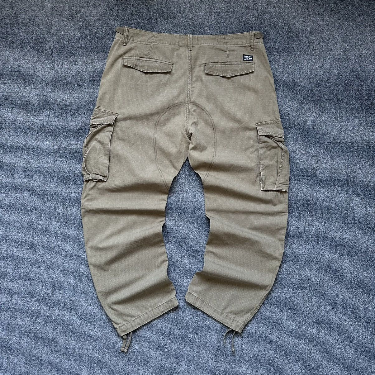 20471120 VTG Jack & Jones Olive Multi-pocket Pants Military W38xL32 Size US 38 / EU 54 - 4 Thumbnail