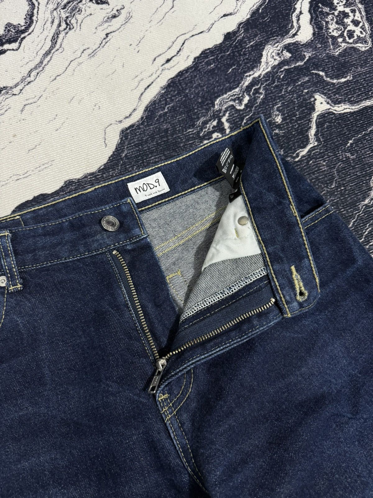 Japanese Brand Mod9 modnine loose fit jeans Size US 29 - 4 Thumbnail