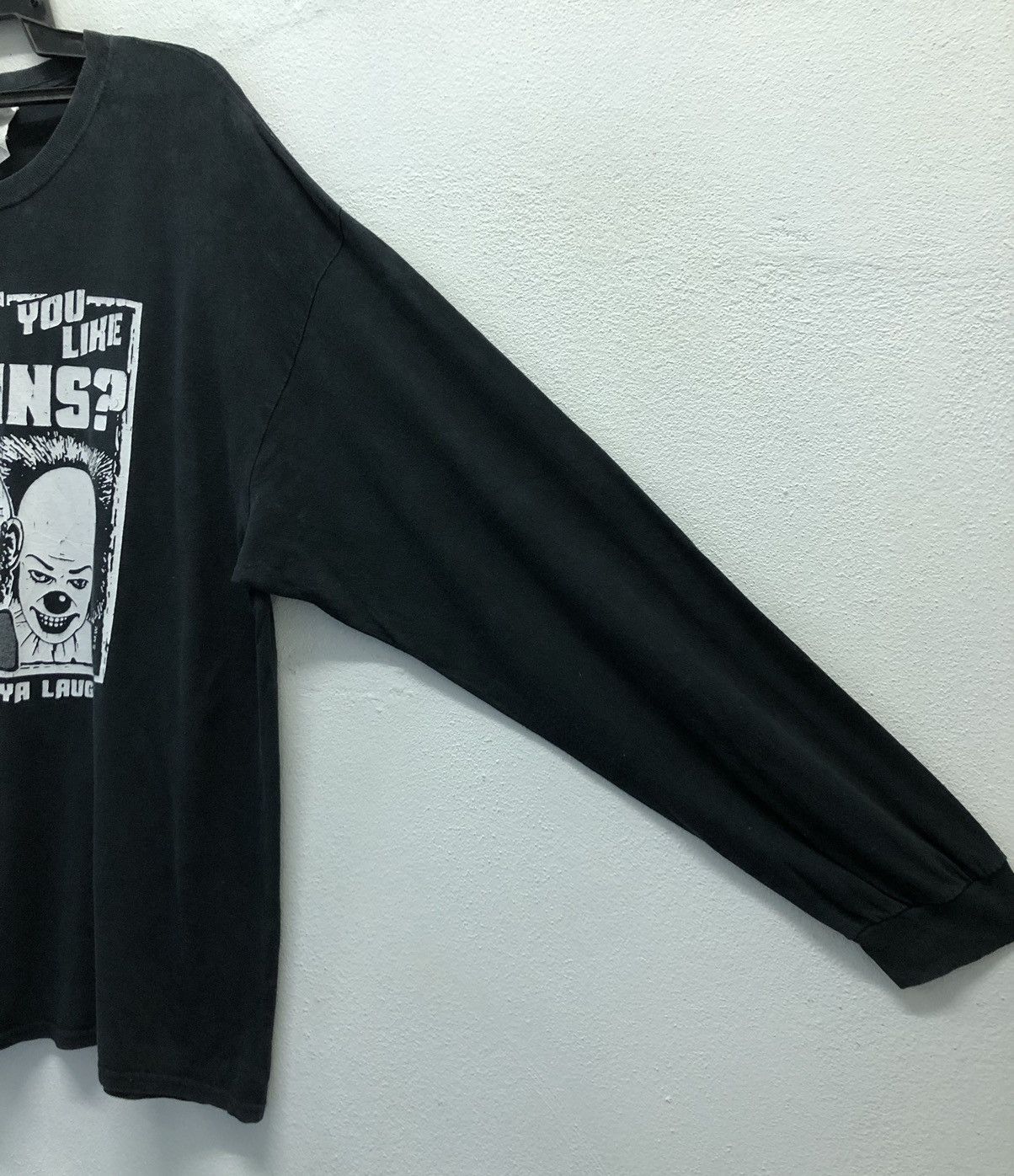 Vintage Vintage Don't You Like Clowns Long Sleeve T-Shirt Size US XXL / EU 58 / 5 - 6 Thumbnail