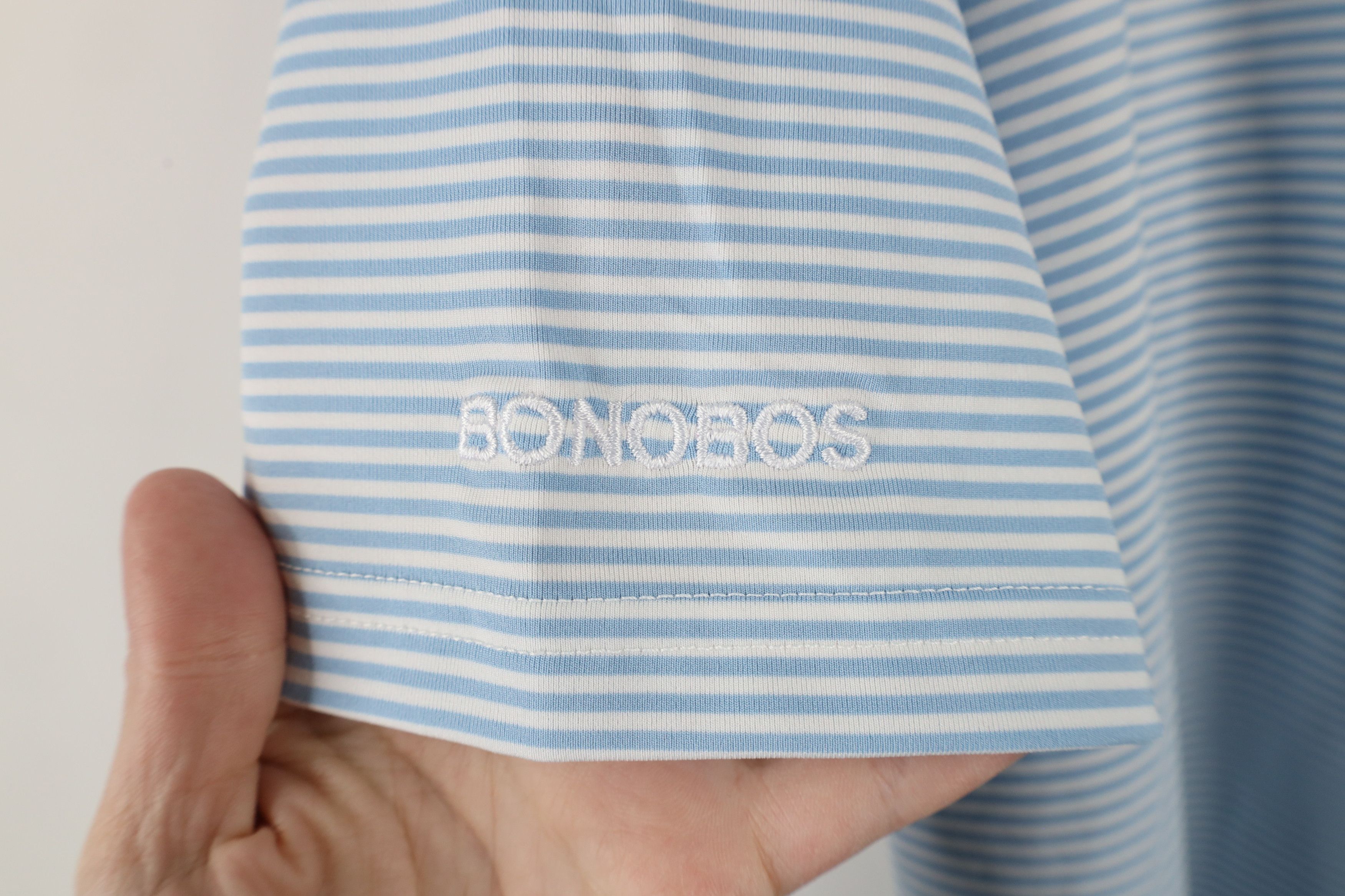 Bonobos × Vintage Bonobos Fit Stretch Striped Collared Golf Polo Shirt Blue Size US XXL / EU 58 / 5 - 4 Thumbnail