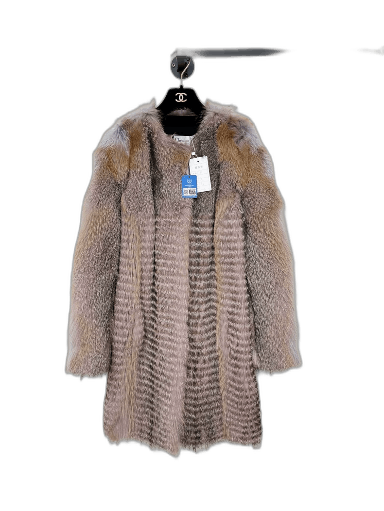Dior Dior Fox Fur Coat Outerwear Size 36 Size S / US 4 / IT 40 - 1 Thumbnail