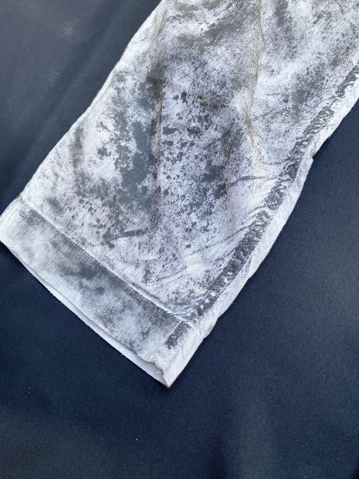 If Six Was Nine × Le Grande Bleu (L.G.B.) × Margaret Howell MHL Trompe l’oeil Painted Linen Trousers Gallery Dept Style Size US 29 - 5 Thumbnail