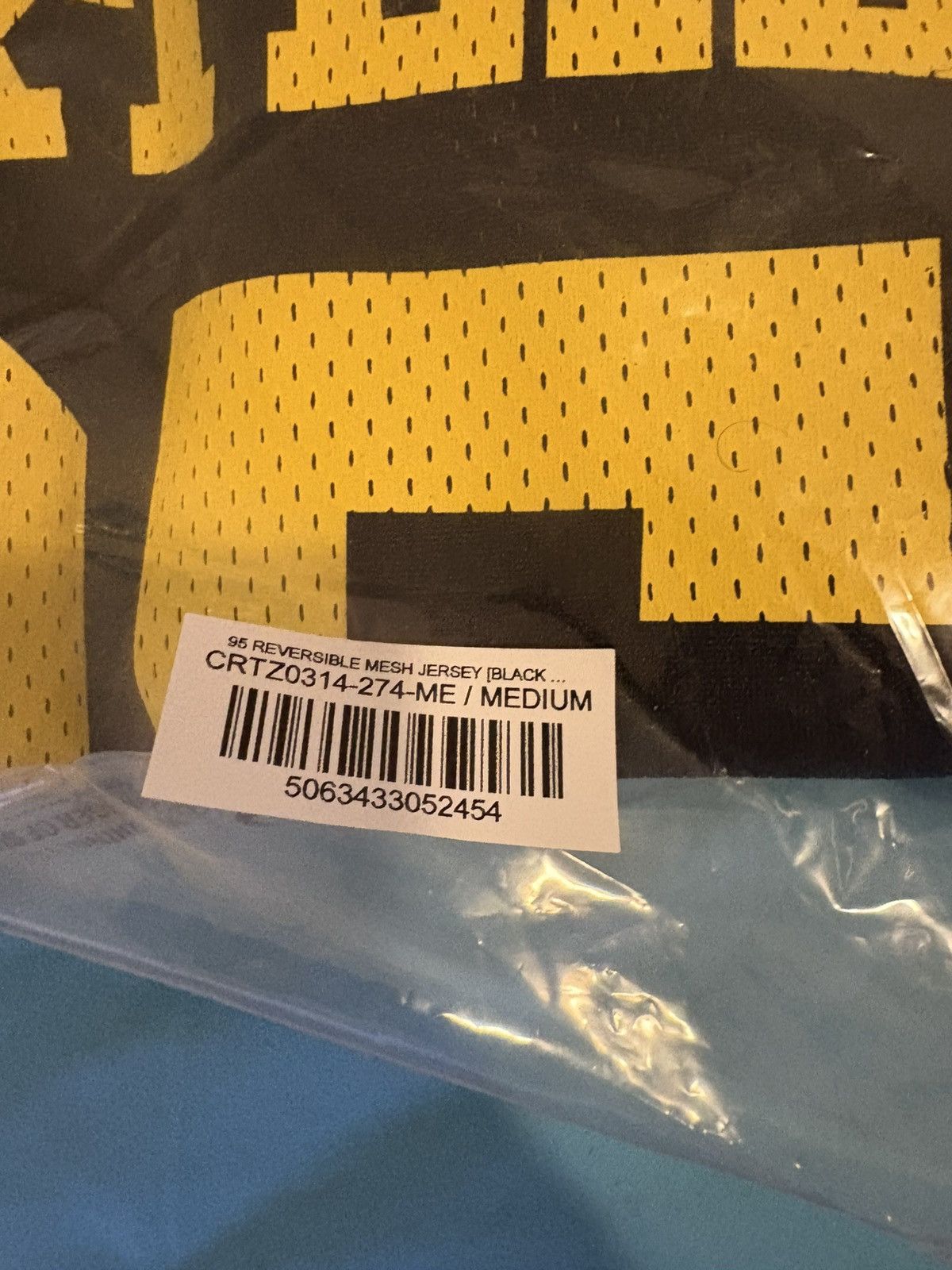 Corteiz Corteiz 95 REVERSIBLE MESH JERSEY BLACK / YELLOW Rare Size US M / EU 48-50 / 2 - 9 Thumbnail
