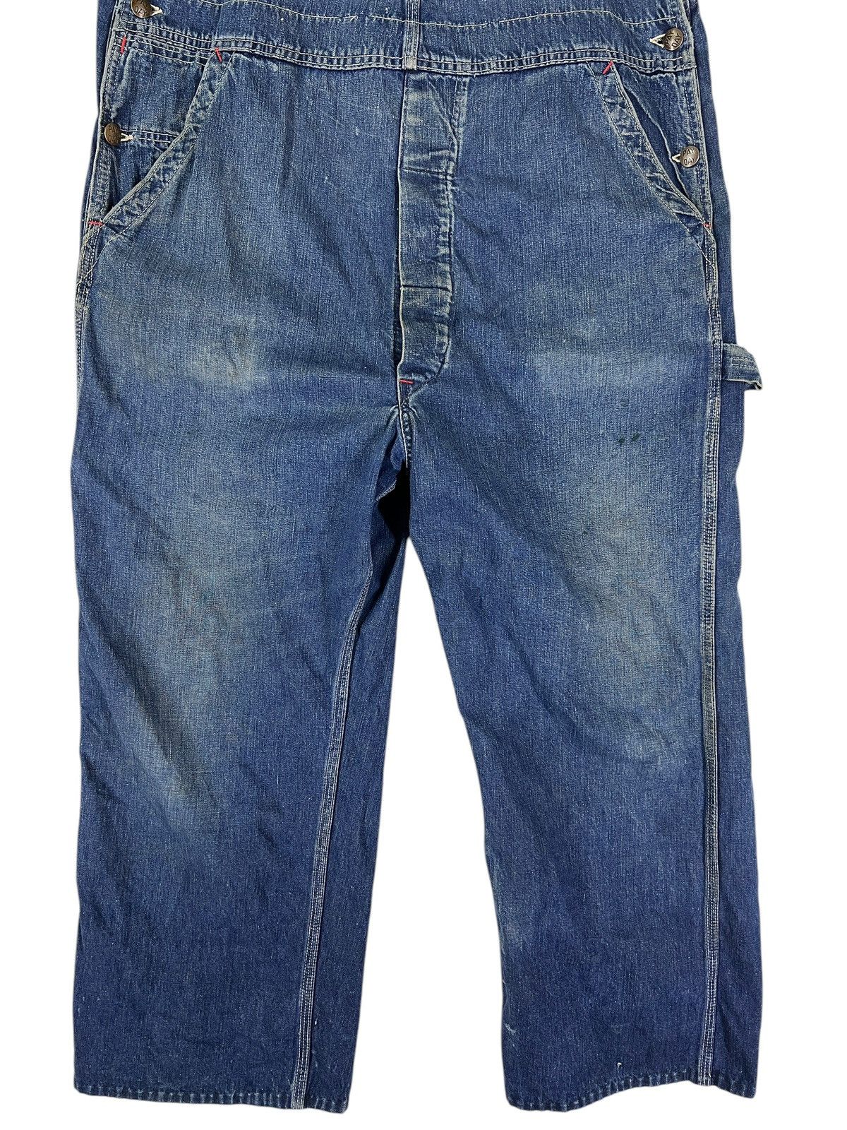 JCPenney × Vintage 50s Vintage PayDay Penney's Union Made sanforized Overalls Size US 34 / EU 50 - 7 Thumbnail