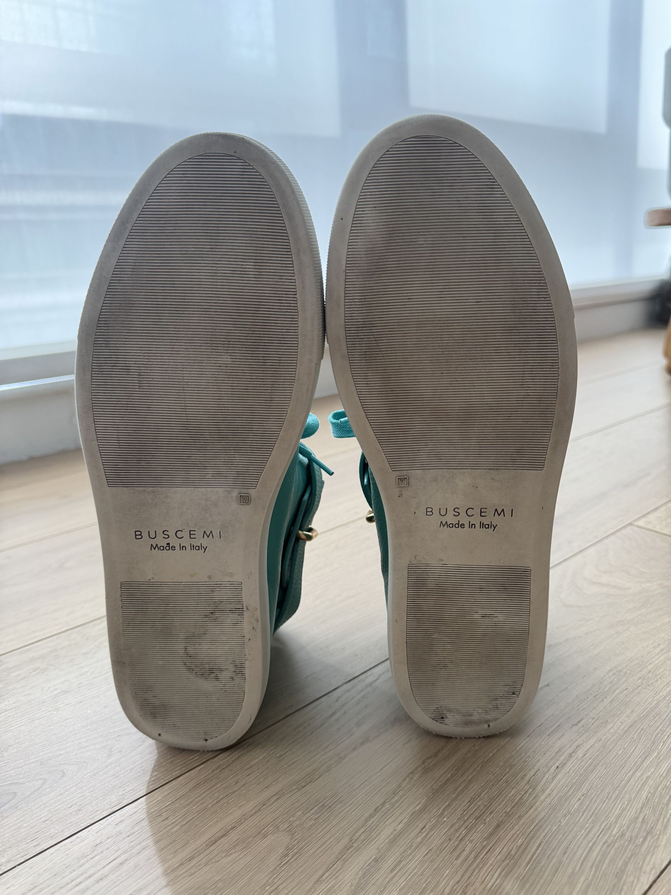 Buscemi Aqua Marina 100mm High Stop Sneakers Size 44/US 11