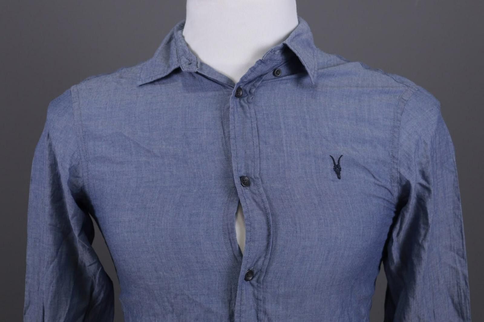 Allsaints AllSaints Blue Long Sleeve Button Down Shirt Size XS Size US XS / EU 42 / 0 - 2 Thumbnail