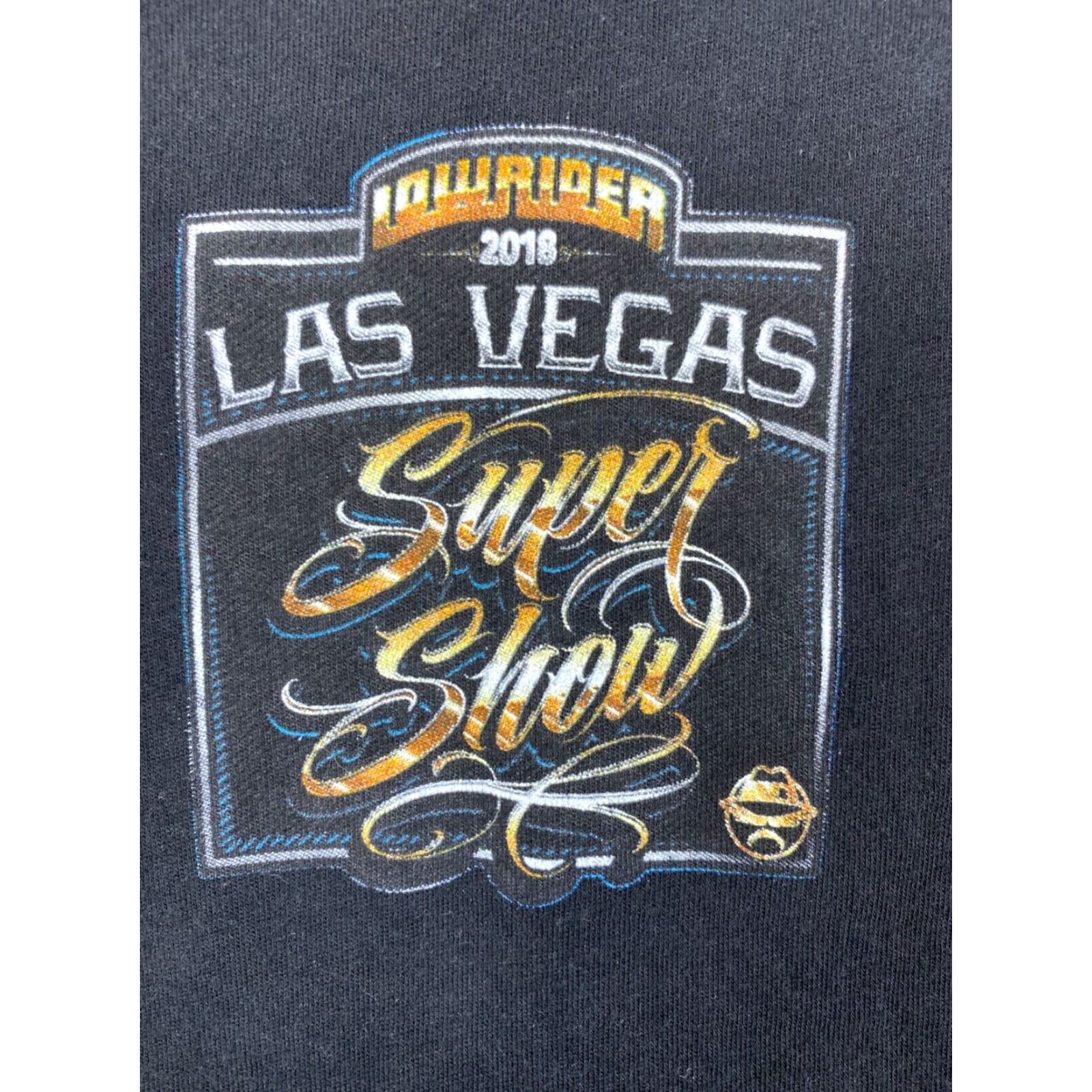 Vintage Lowrider T-Shirt Women's 2018 Las Vegas Lowrider Show Black S Short Sleeve Size S / US 4 / IT 40 - 3 Thumbnail