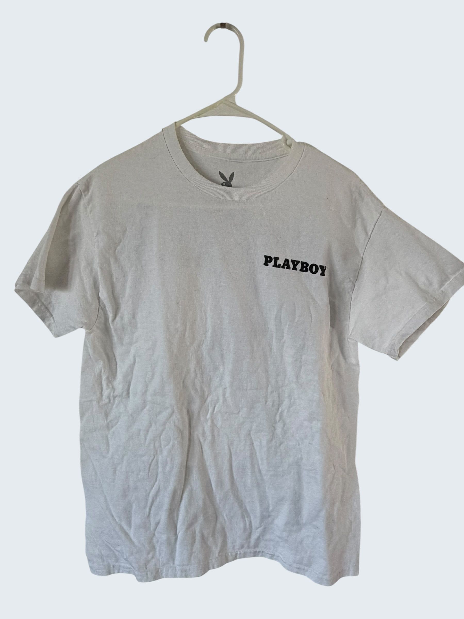 Playboy Playboy "for the articles" t shirt Sz M Size US M / EU 48-50 / 2 - 1 Thumbnail