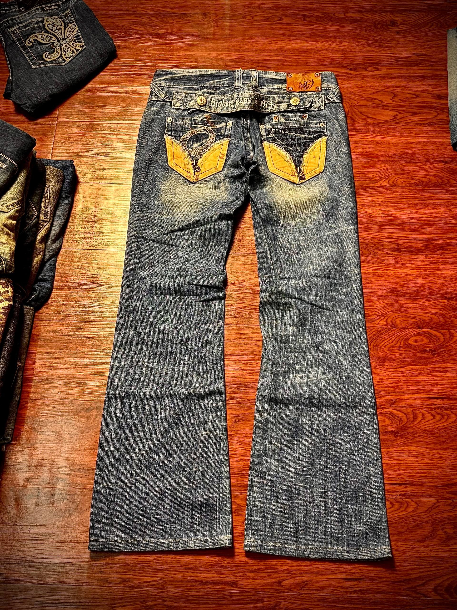 Vintage Riobera Jeans Red Peppers Style Denim Pants