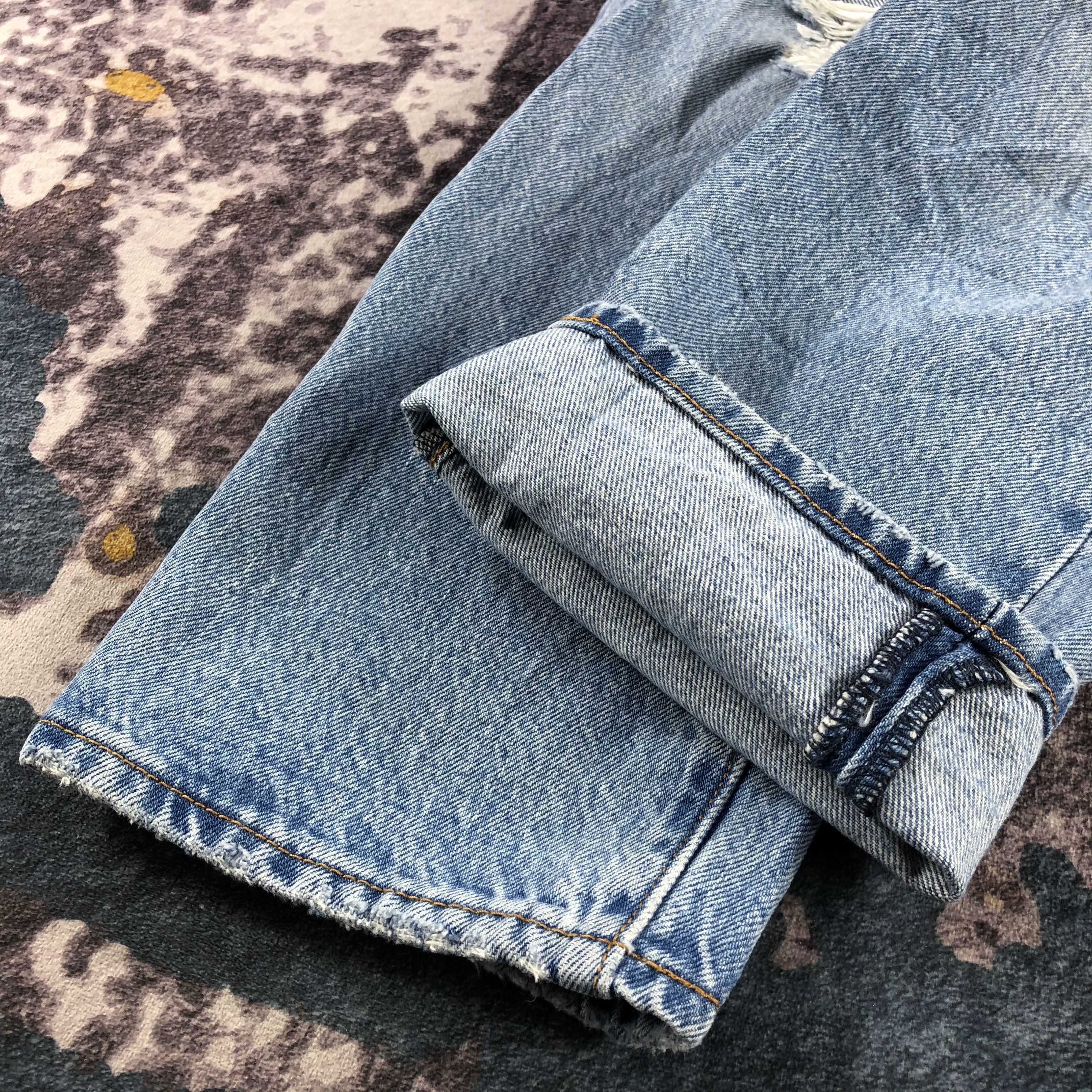 Levi's Vintage Blue Wash Levis 501 Jeans-JM3092 Size 29" - 7 Thumbnail