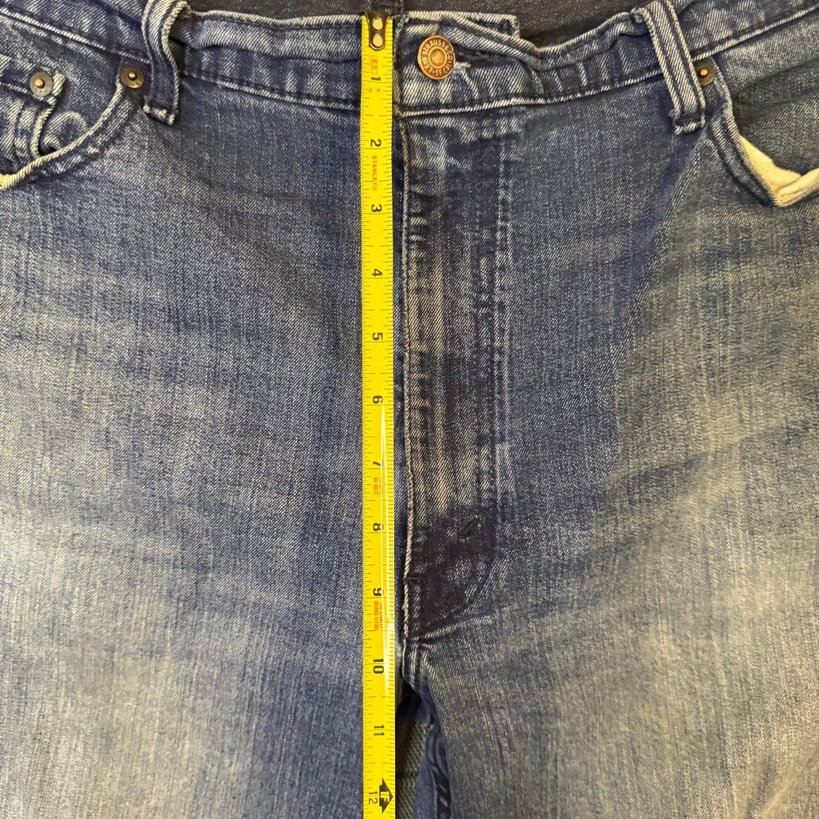 Levi's Levi's 550 Men's Jeans Blue Denim Relaxed Straight Leg 34x32 Size US 34 / EU 50 - 5 Thumbnail