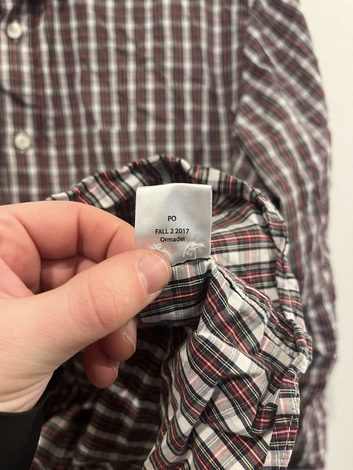 UNTUCKit Untuckit Men's Red Plaid Long Sleeve Cotton Button Down Size US XL / EU 56 / 4 - 6 Thumbnail