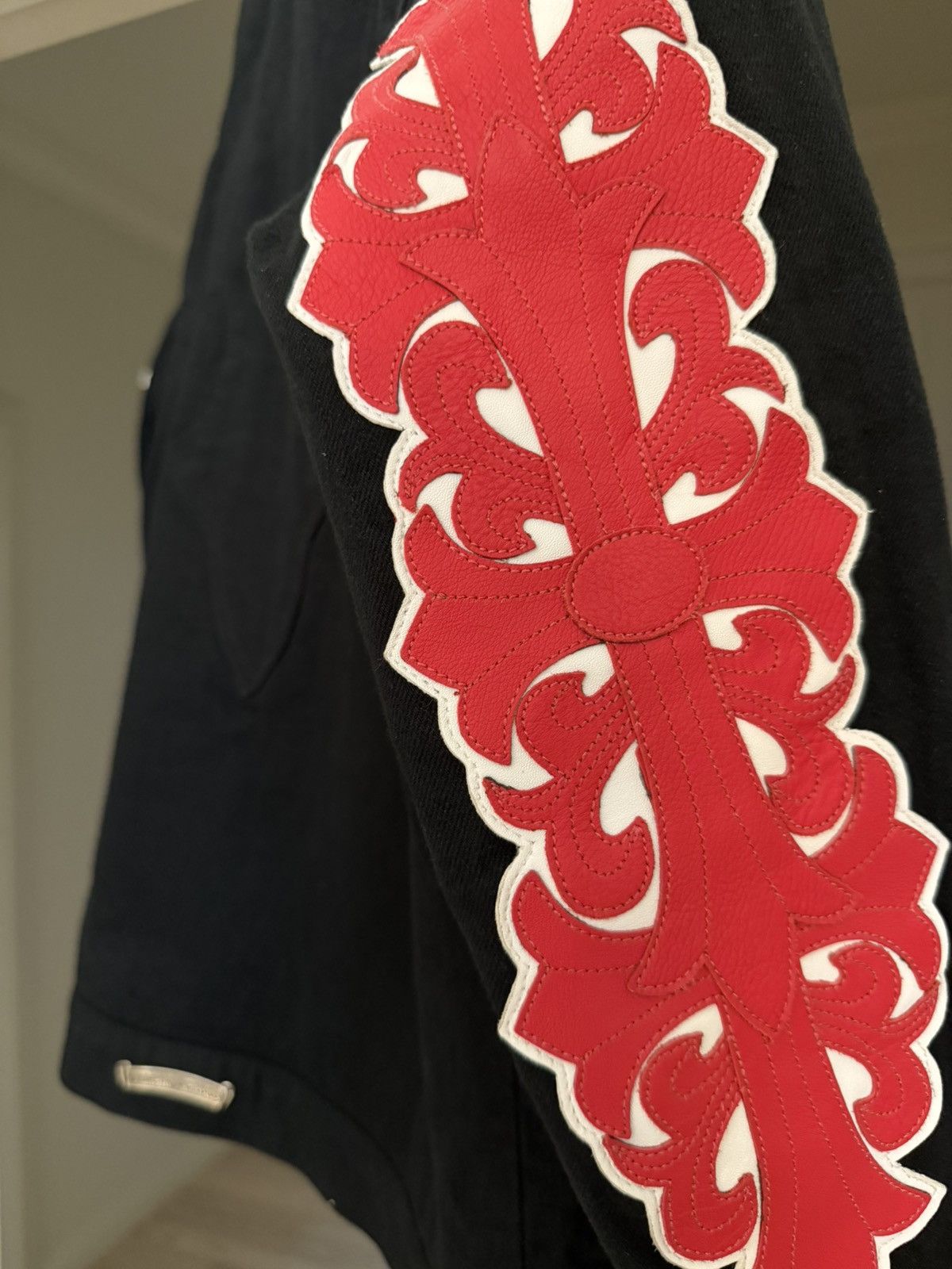 Chrome Hearts Western Denim Jacket w/ Floral Cross Size US S / EU 44-46 / 1 - 4 Thumbnail