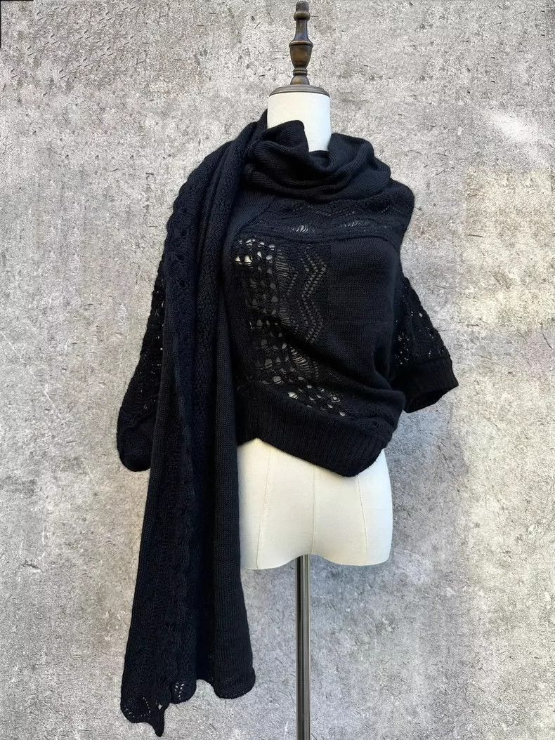 Junya Watanabe Deconstructed Knit Scarf Top