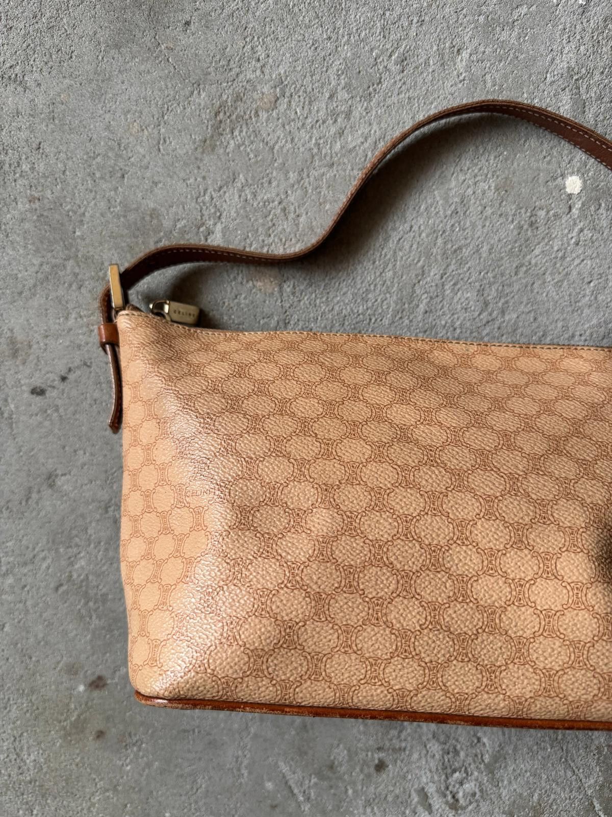 Celine Celine Macadam Shoulder Bag Beige Size ONE SIZE - 3 Thumbnail
