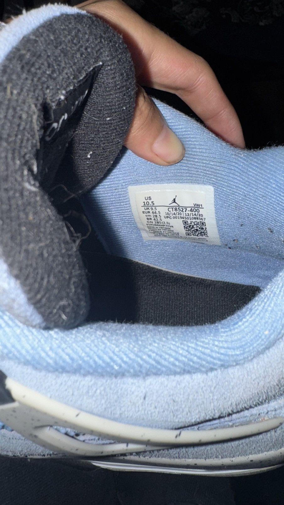 Jordan Brand Jordan 4 UNC size 10.5 Size US 10.5 / EU 43-44 - 12 Thumbnail