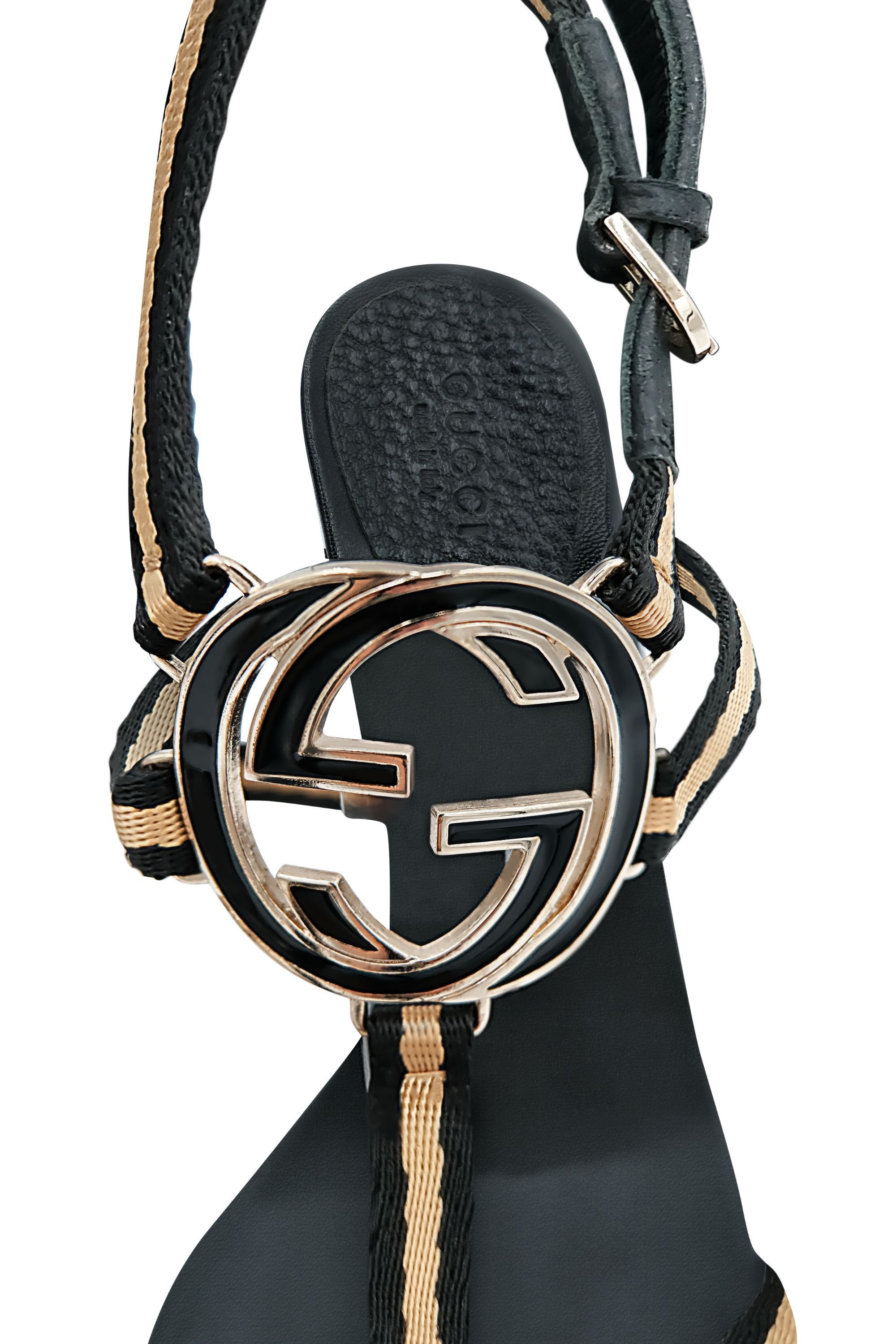 Gucci Vintage Gucci Tom Ford Era Gucci Marmont Sandals Size US 7 / IT 37 - 4 Thumbnail