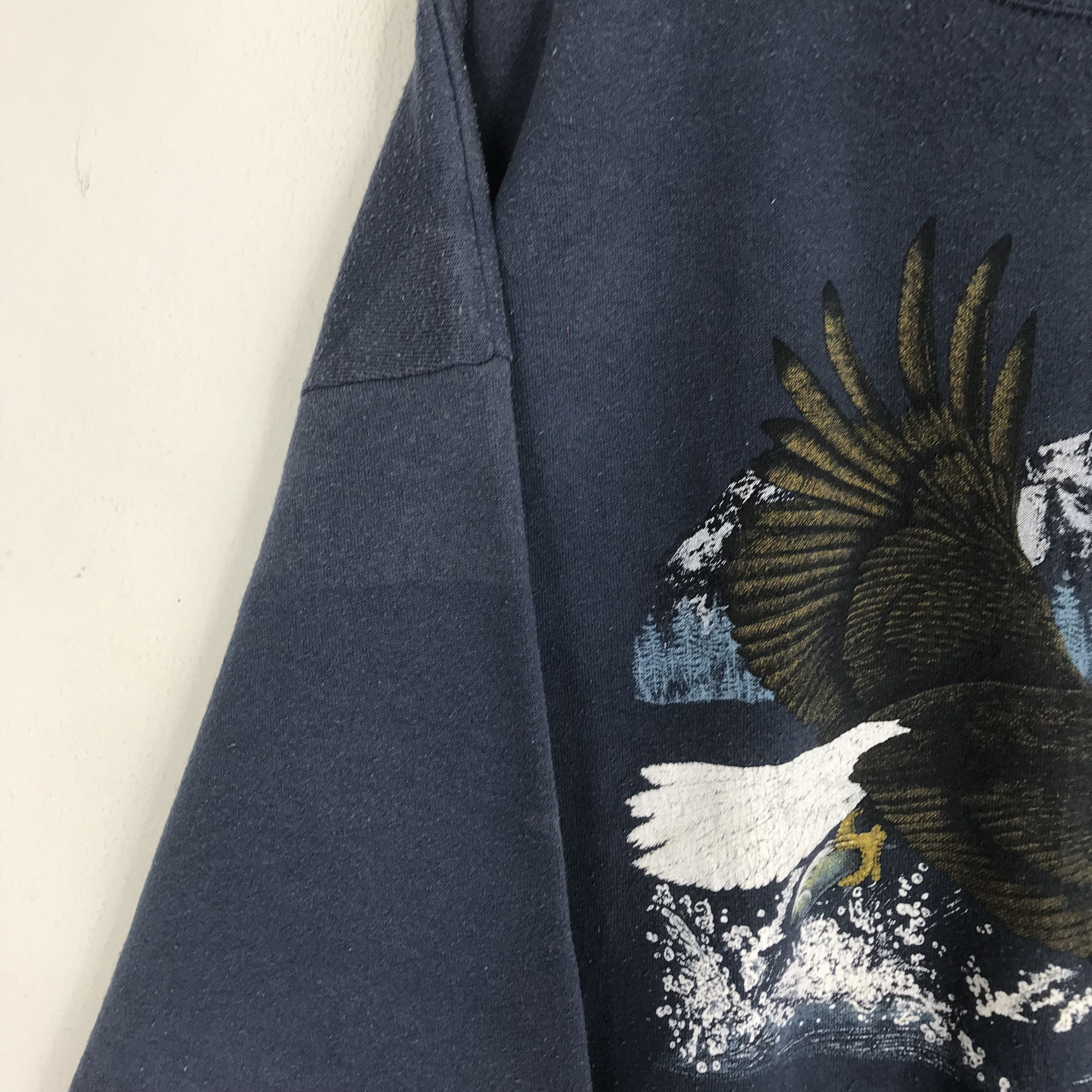 American Eagle Outfitters Vintage 90's Bald Eagles Graphic Sweatshirt - 403 Size US XL / EU 56 / 4 - 6 Thumbnail