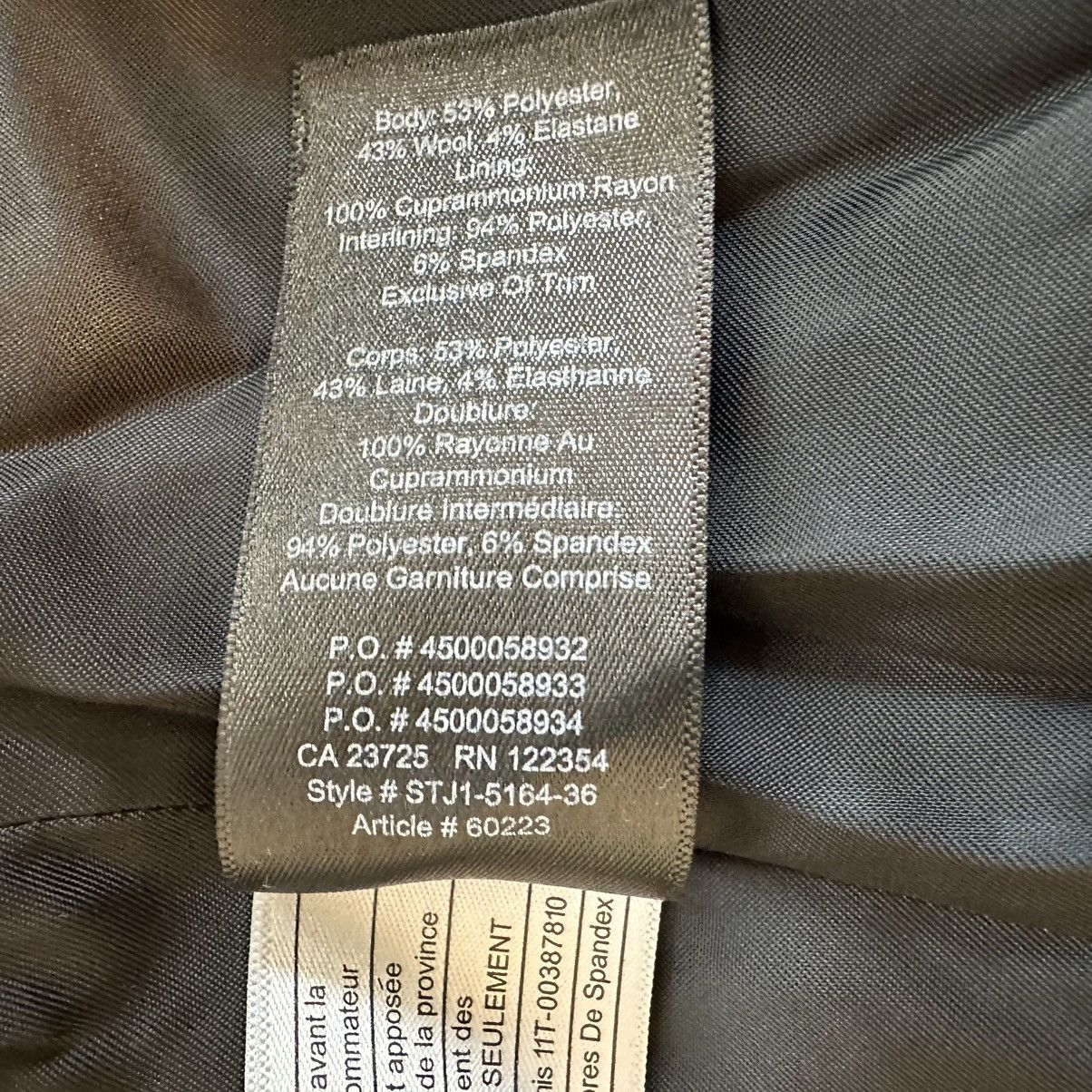 Aritzia Aritzia Babaton Black Wool Double Breasted Slouchy Coat XS Size XS / US 0-2 / IT 36-38 - 13 Thumbnail