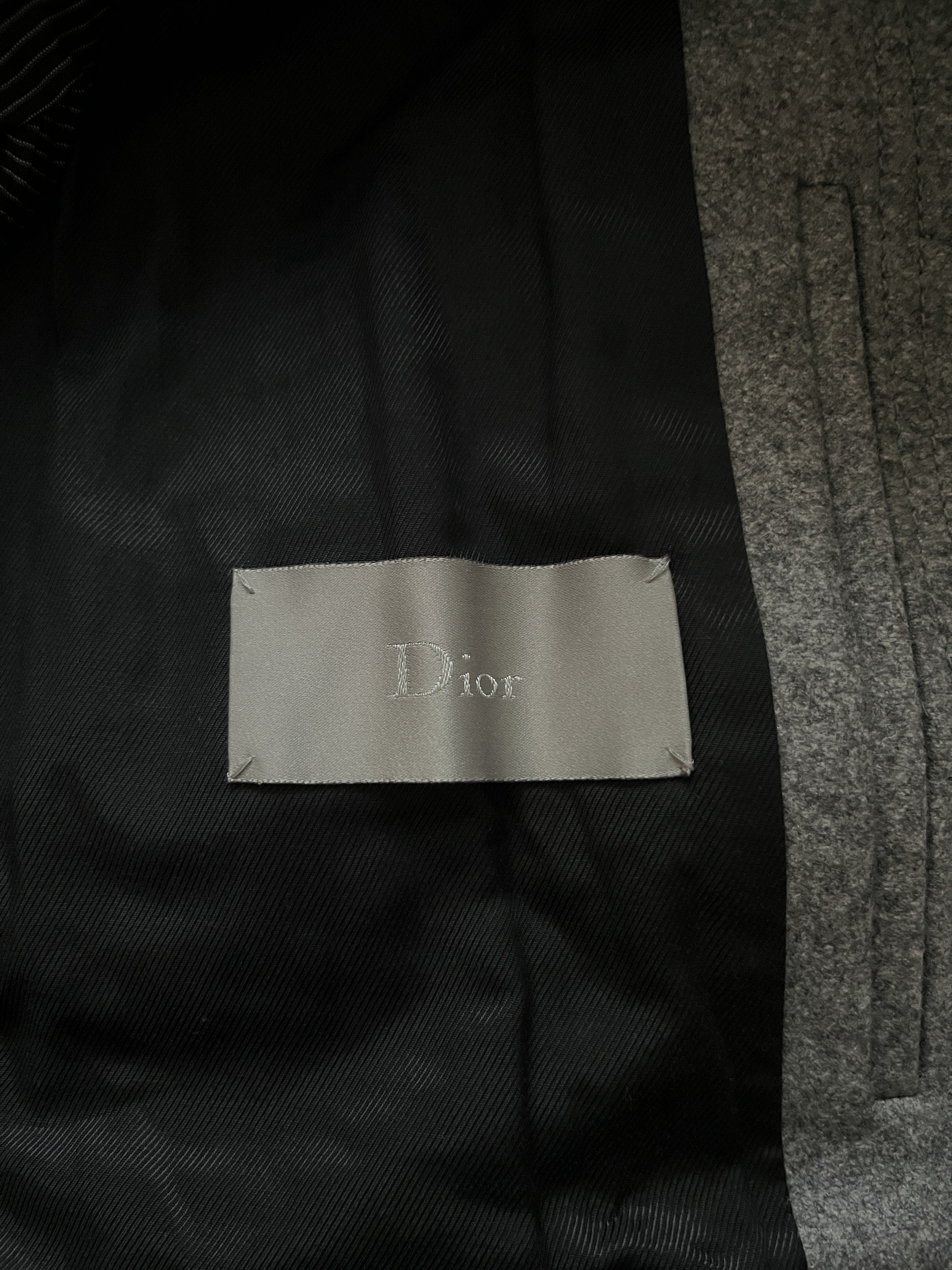 Dior ⚡️QUICK SALE⚡️2008 Dior KVA Gray Duffle Coat with Hood Size US M / EU 48-50 / 2 - 4 Thumbnail