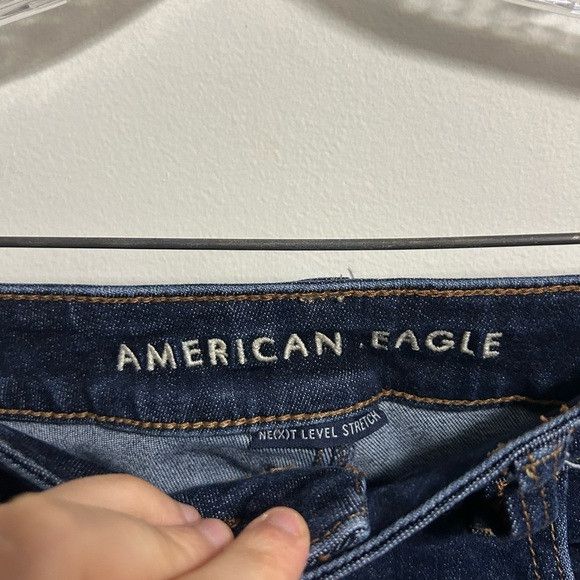 American Eagle Outfitters American Eagle Next Level Stretch High Rise Jeggings Size 32" / US 10 / IT 46 - 3 Thumbnail